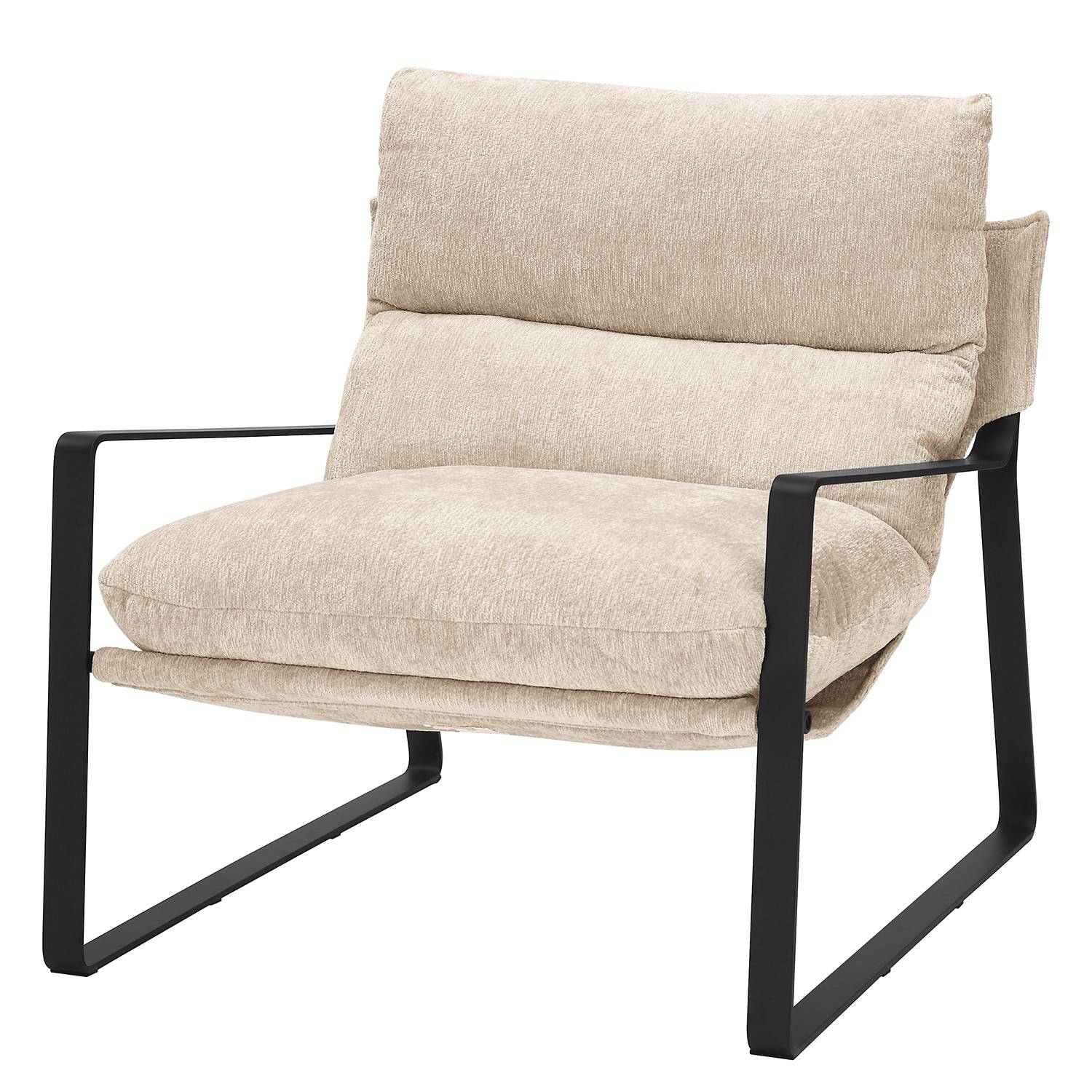Loungesessel Rusele Chenille Beige