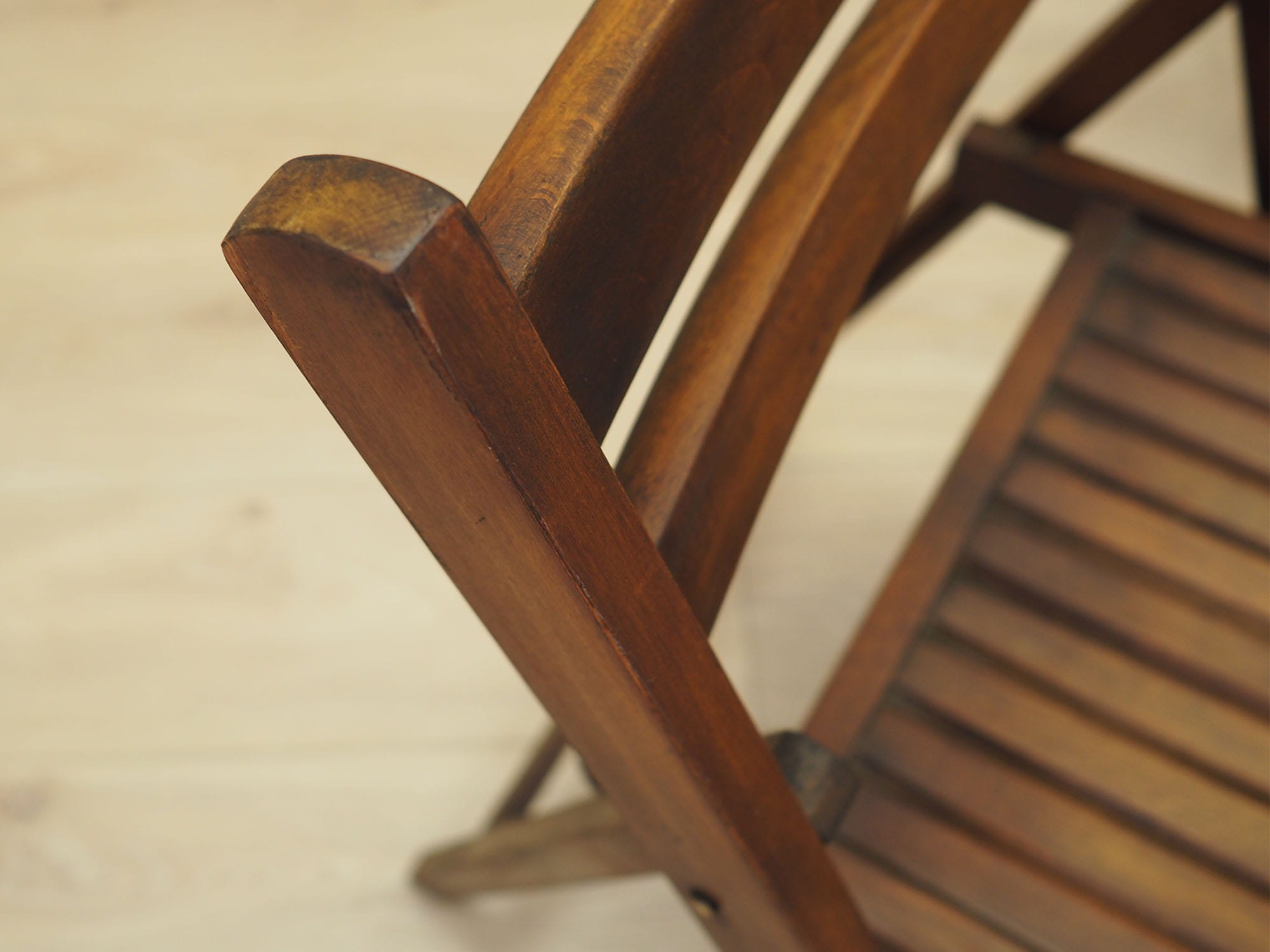 3x Chair Wood Brown 1990s