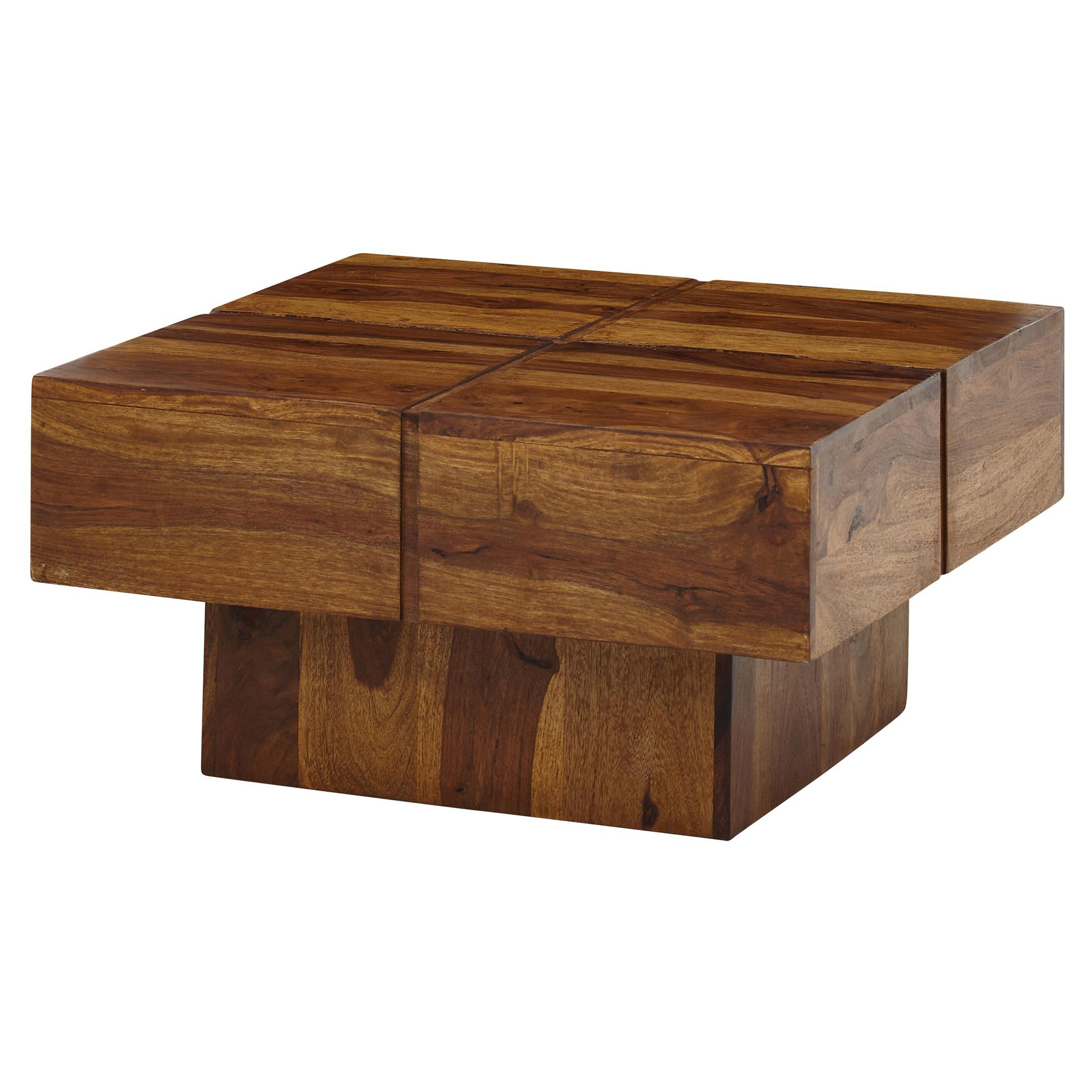 Coffee Table Dalwitz Sheesham Solid Dark Brown