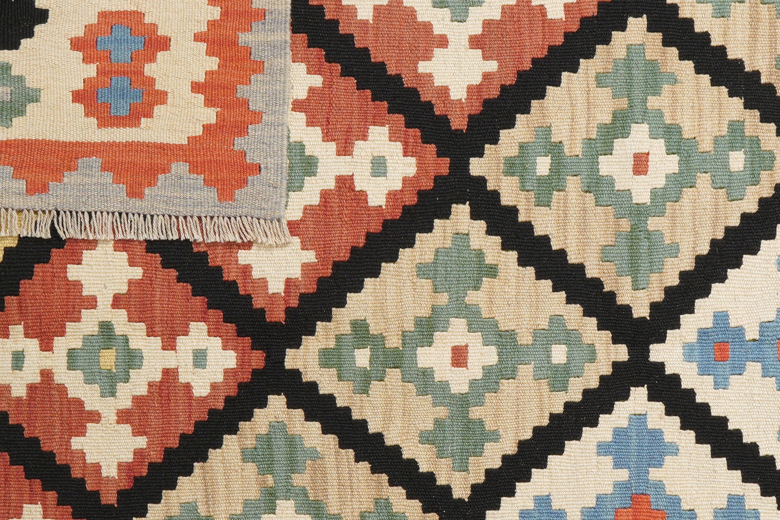 Kelim Gashgai Wool Multicolored