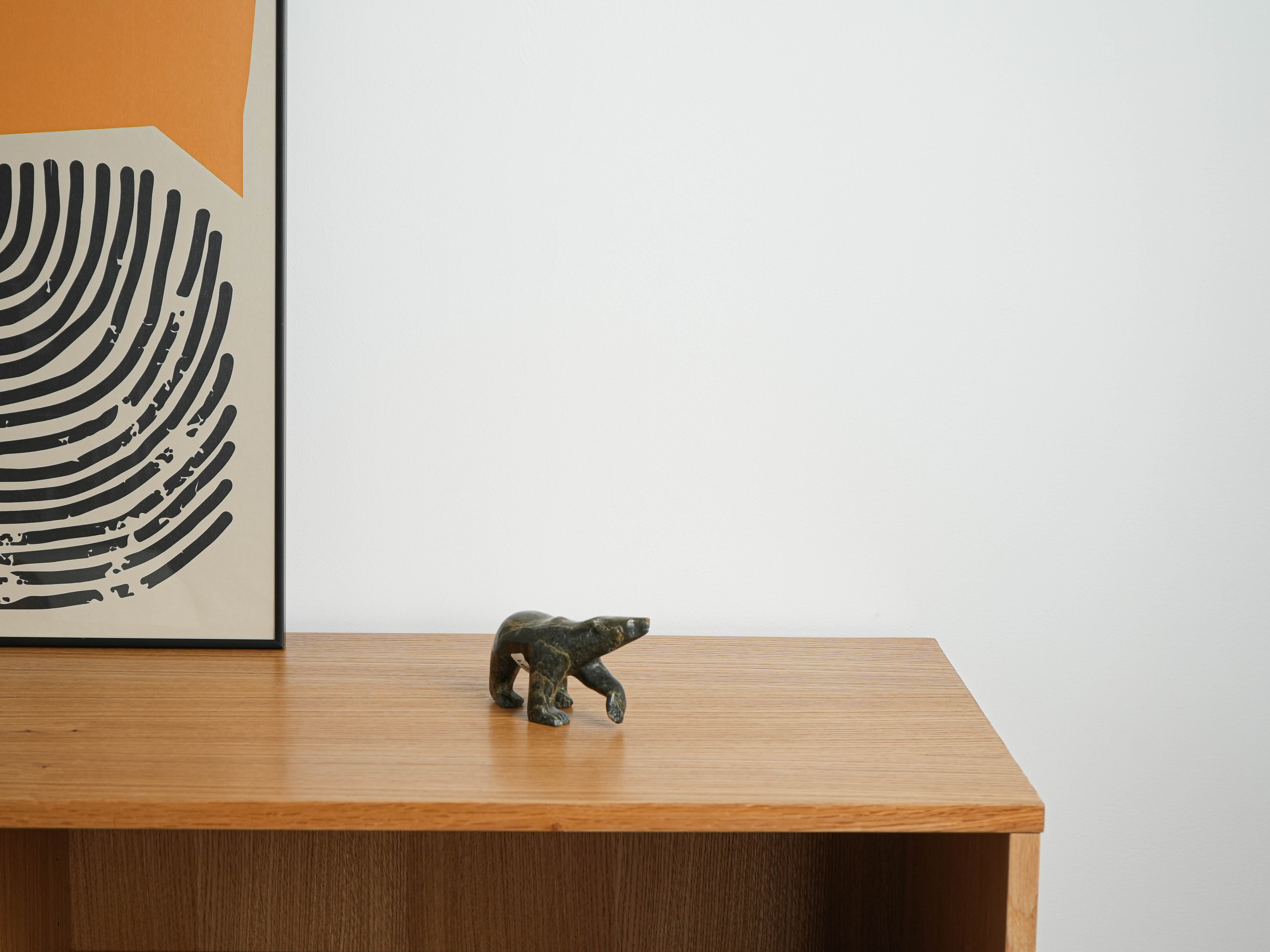 Stone bear figure 1970s