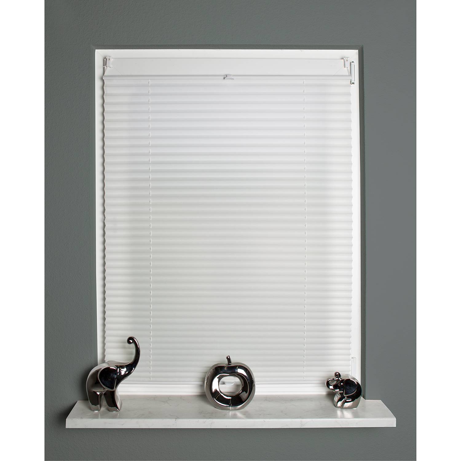 Plissee Terrats Polyester Weiß 70 x 130 cm