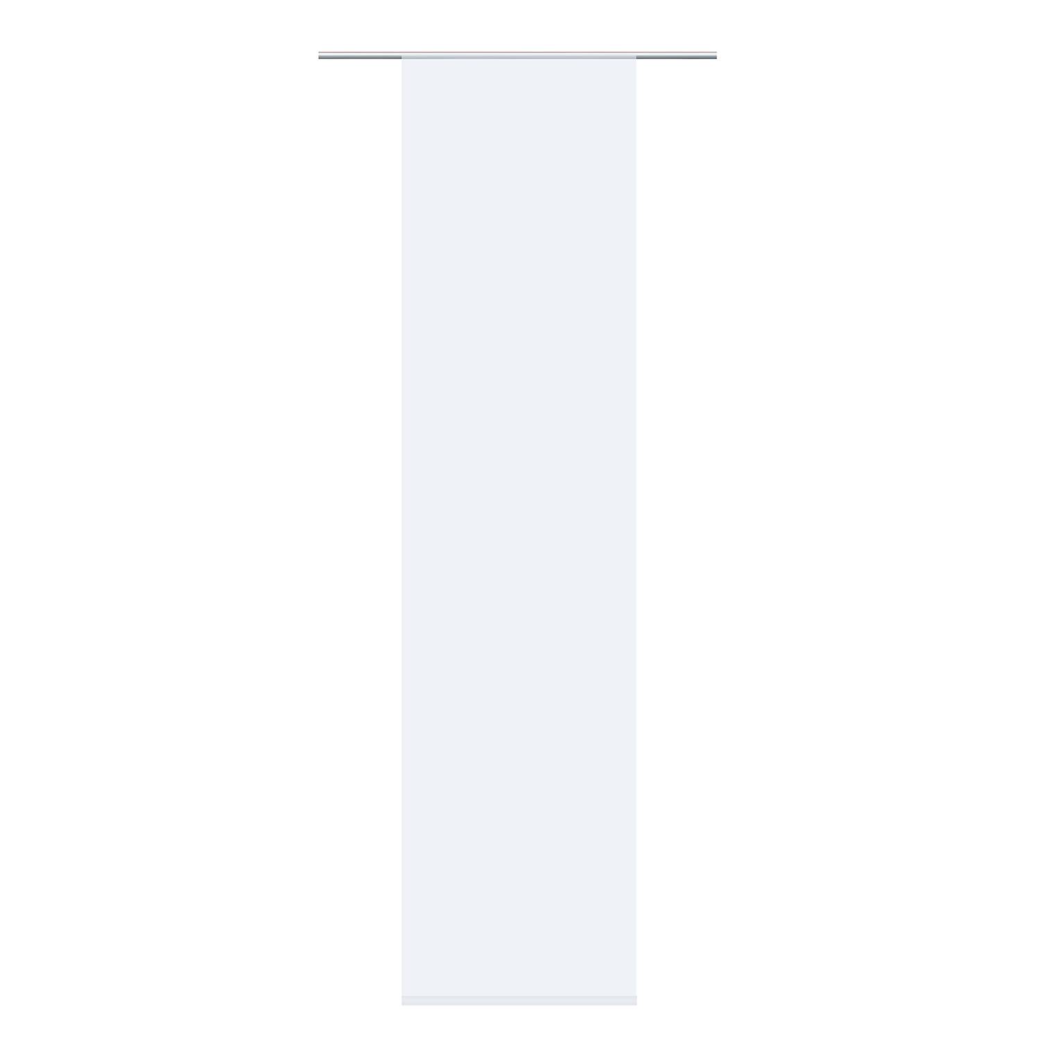 Schiebevorhang Rom Microfaser Weiß