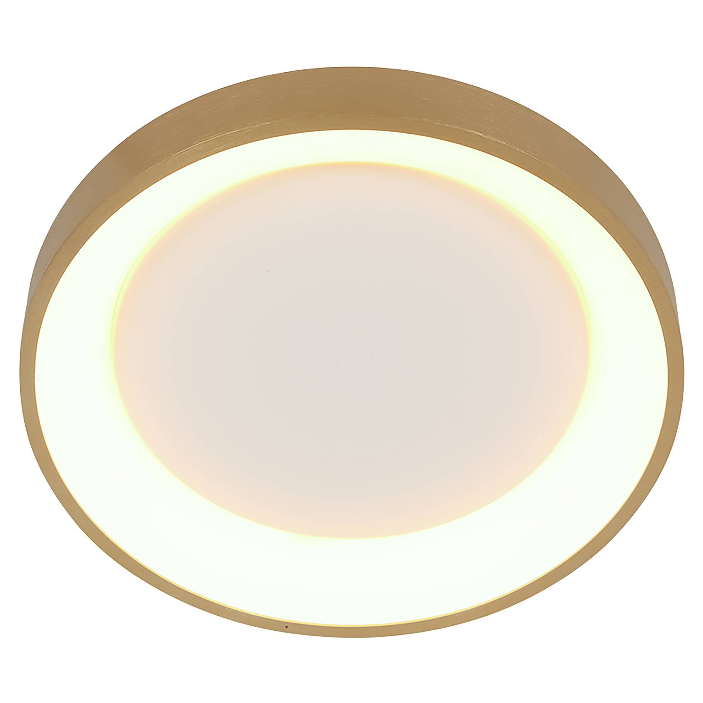 Ringlede Deckenleuchte Gold 28cm