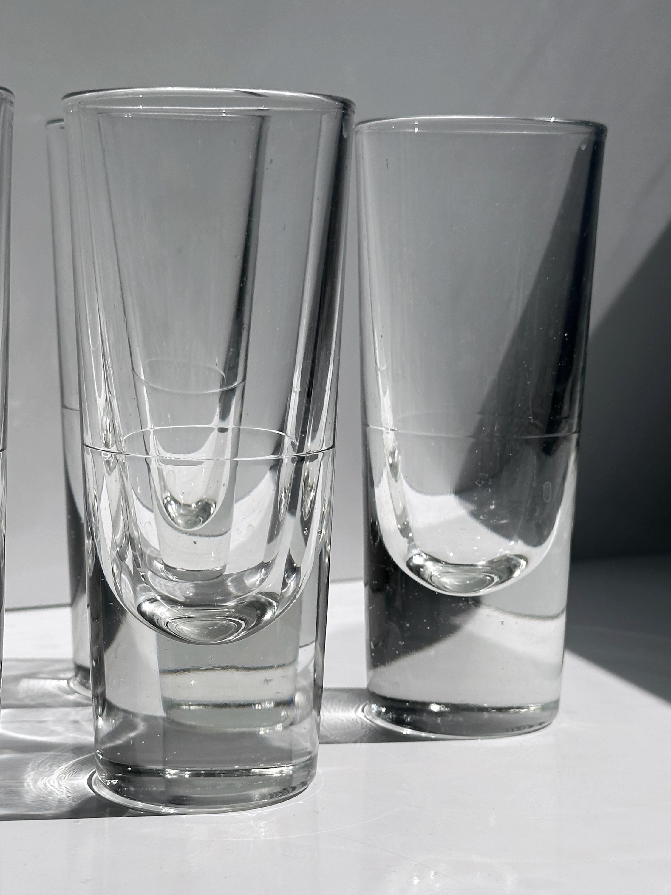 6x Likörglas Kristallglas 1980er Jahre