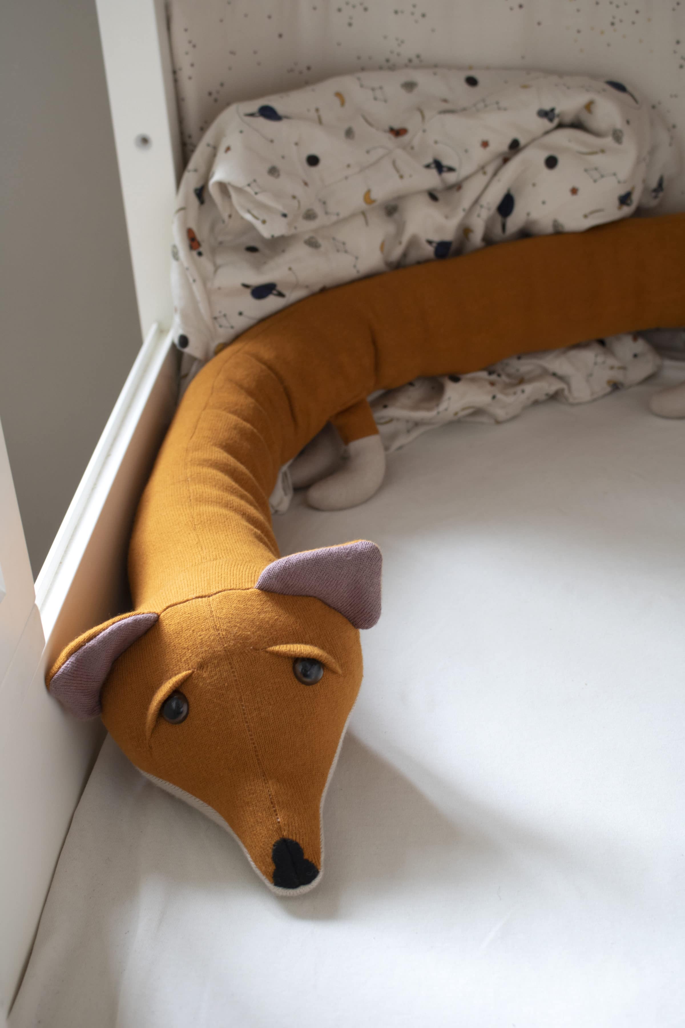 Freya Bed Snake Organic Cotton Orange