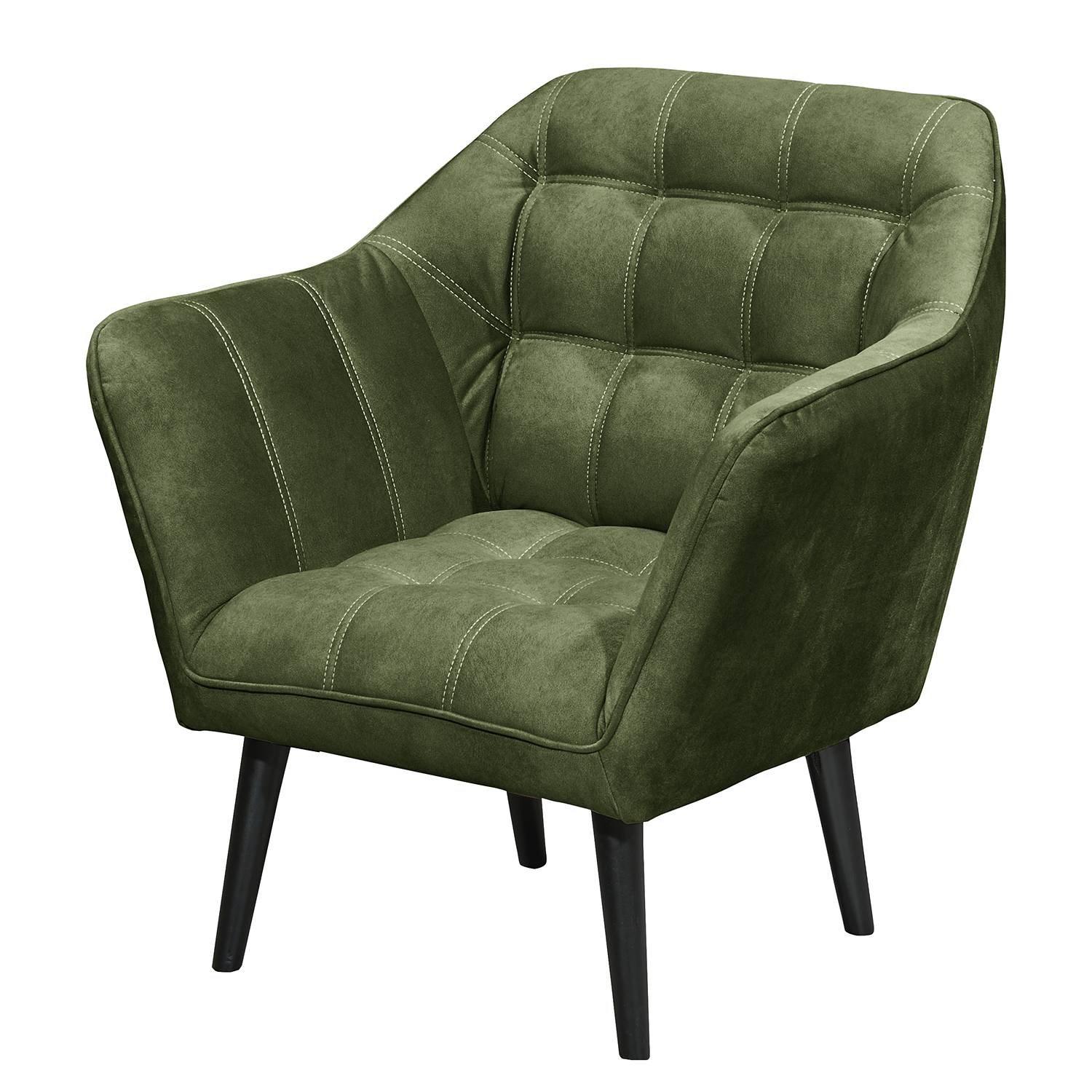 Armchair Stairville Microfiber Valeria Winter Moss