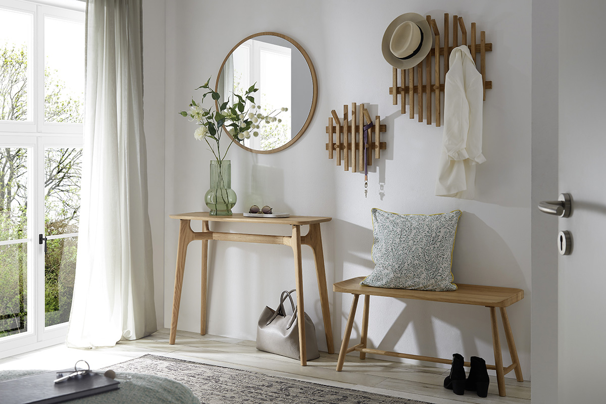 Woods Cross Spiegel Braun Ø 75cm