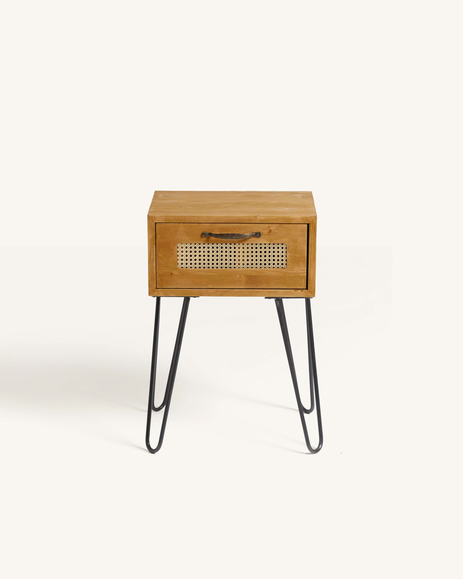 Haydé-Industrie Nachttisch Holz Sand