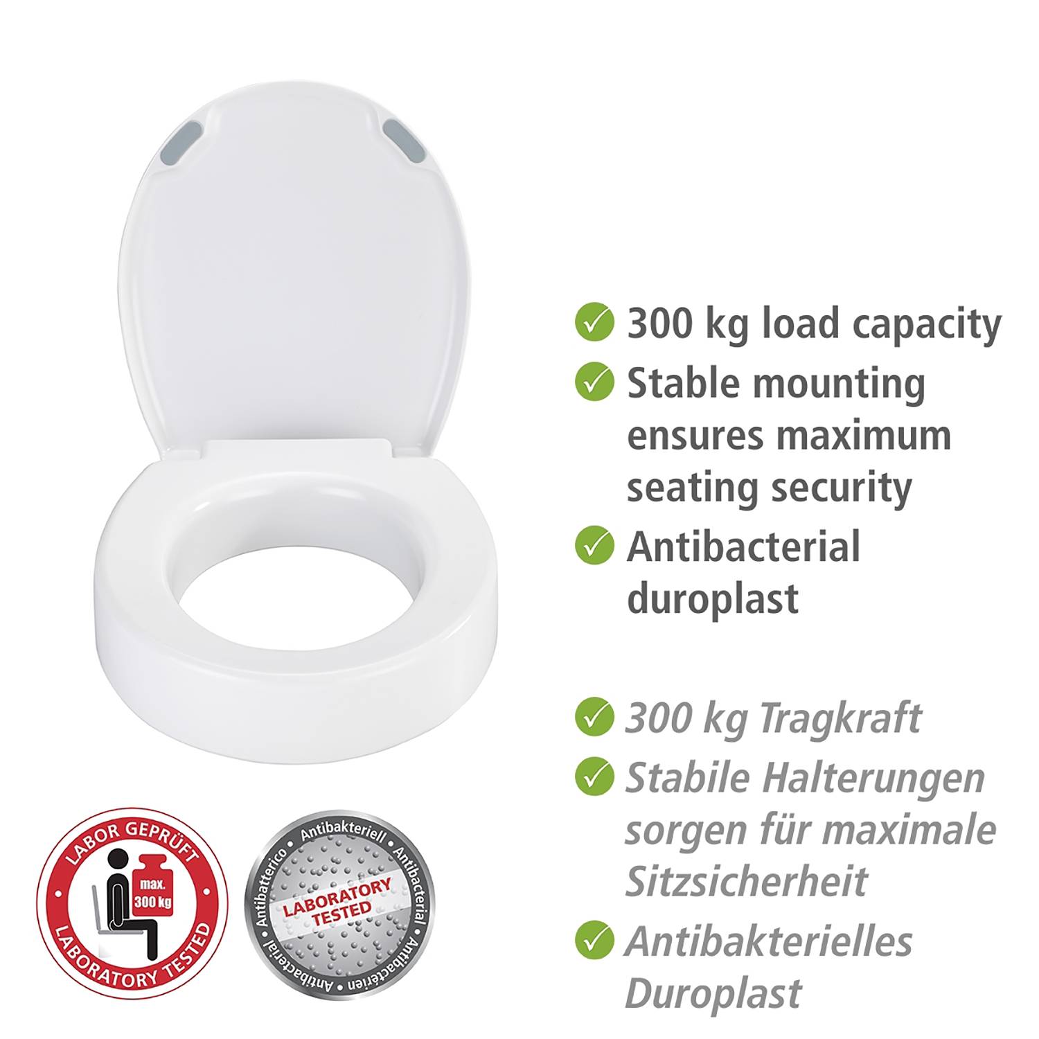 Secura Comfort WC-Sitz Duroplast Weiß