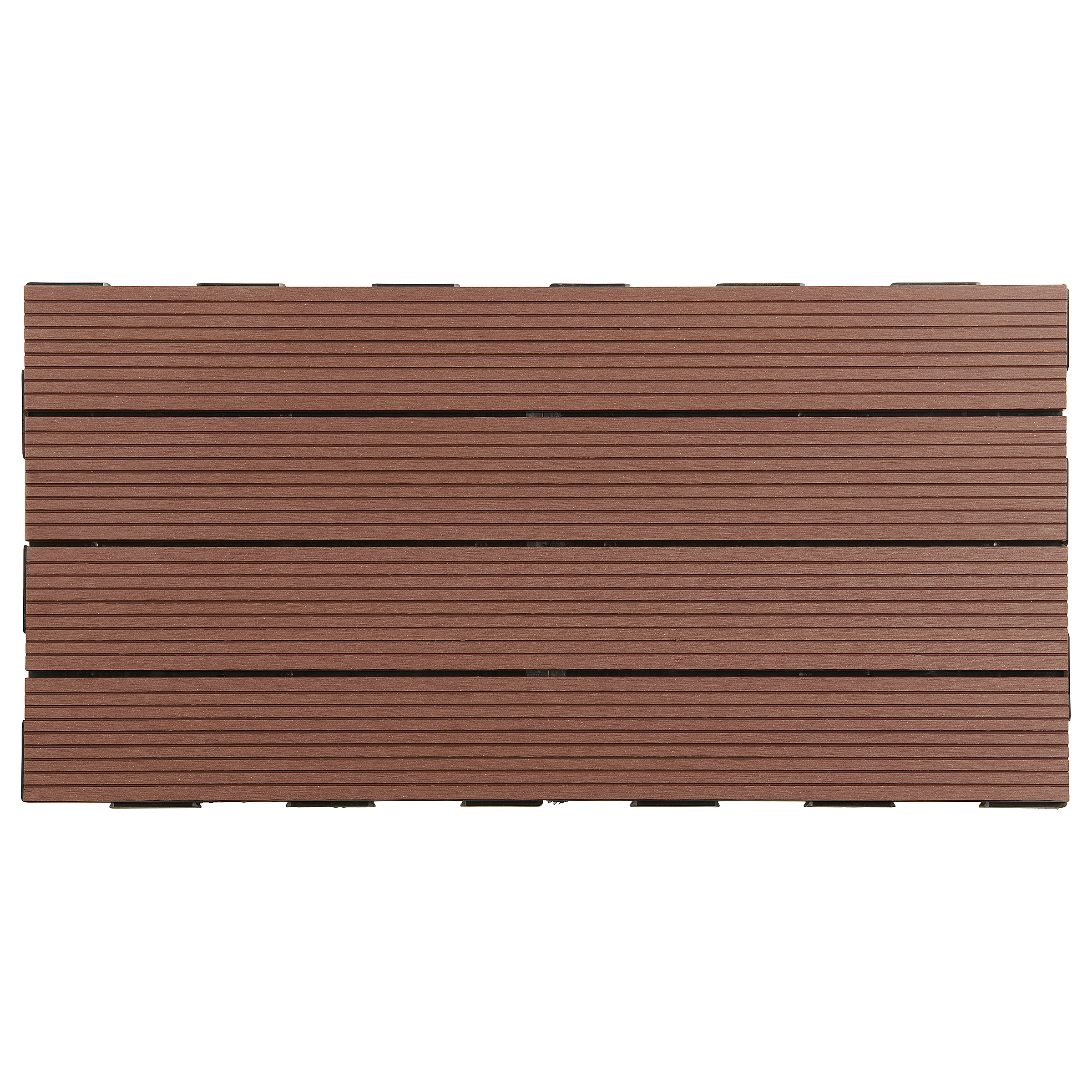 Terrassenfliese Thish 6er-Set Braun