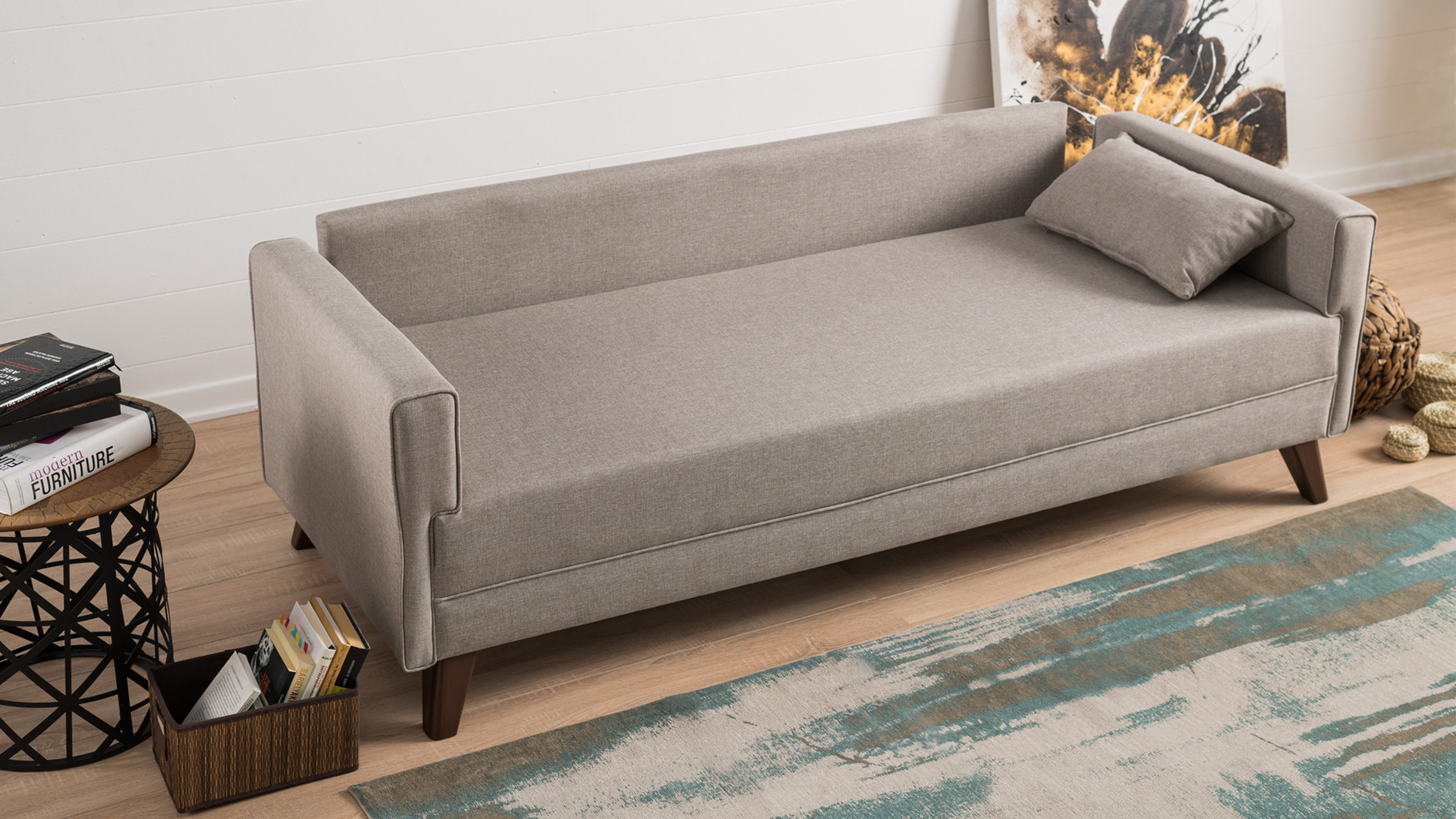 Bella Sofa 3-Sitzer Creme