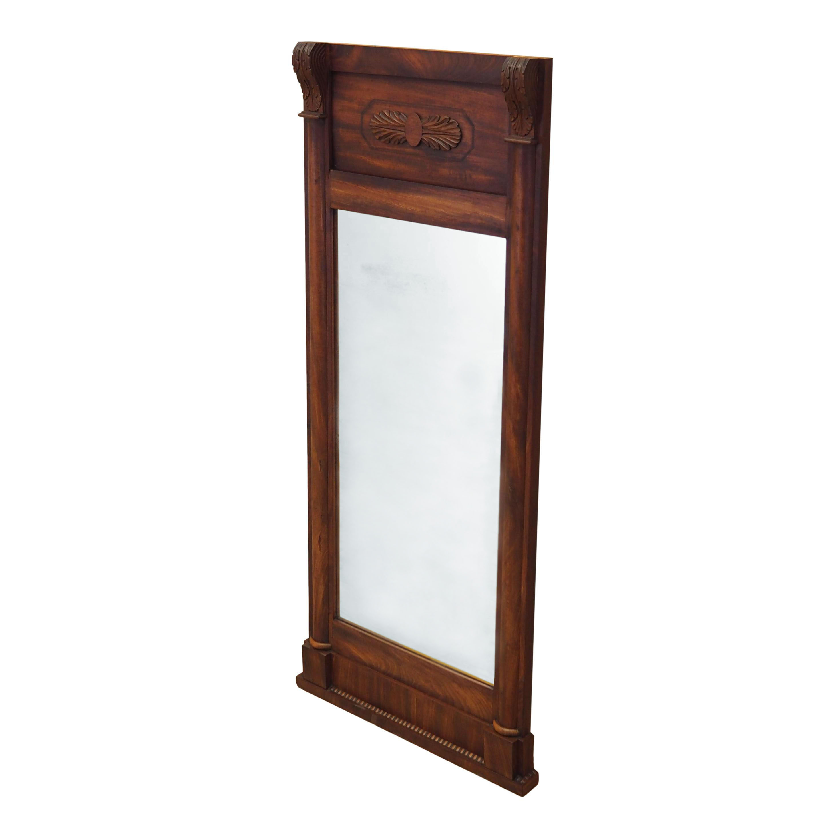 Mirror with wooden frame 1970s