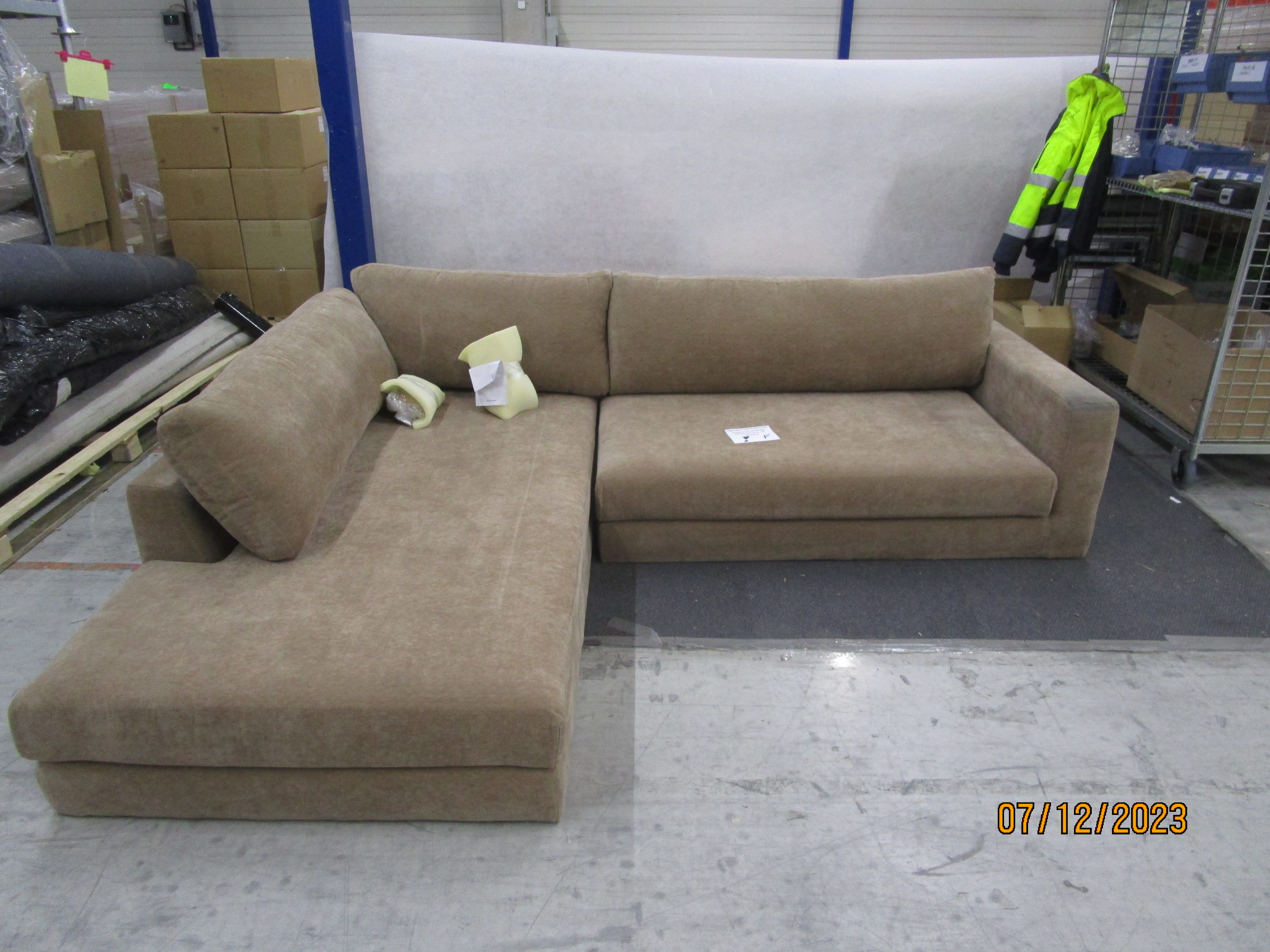 Douglas Sofa Récamiere Links Aulla Caramel