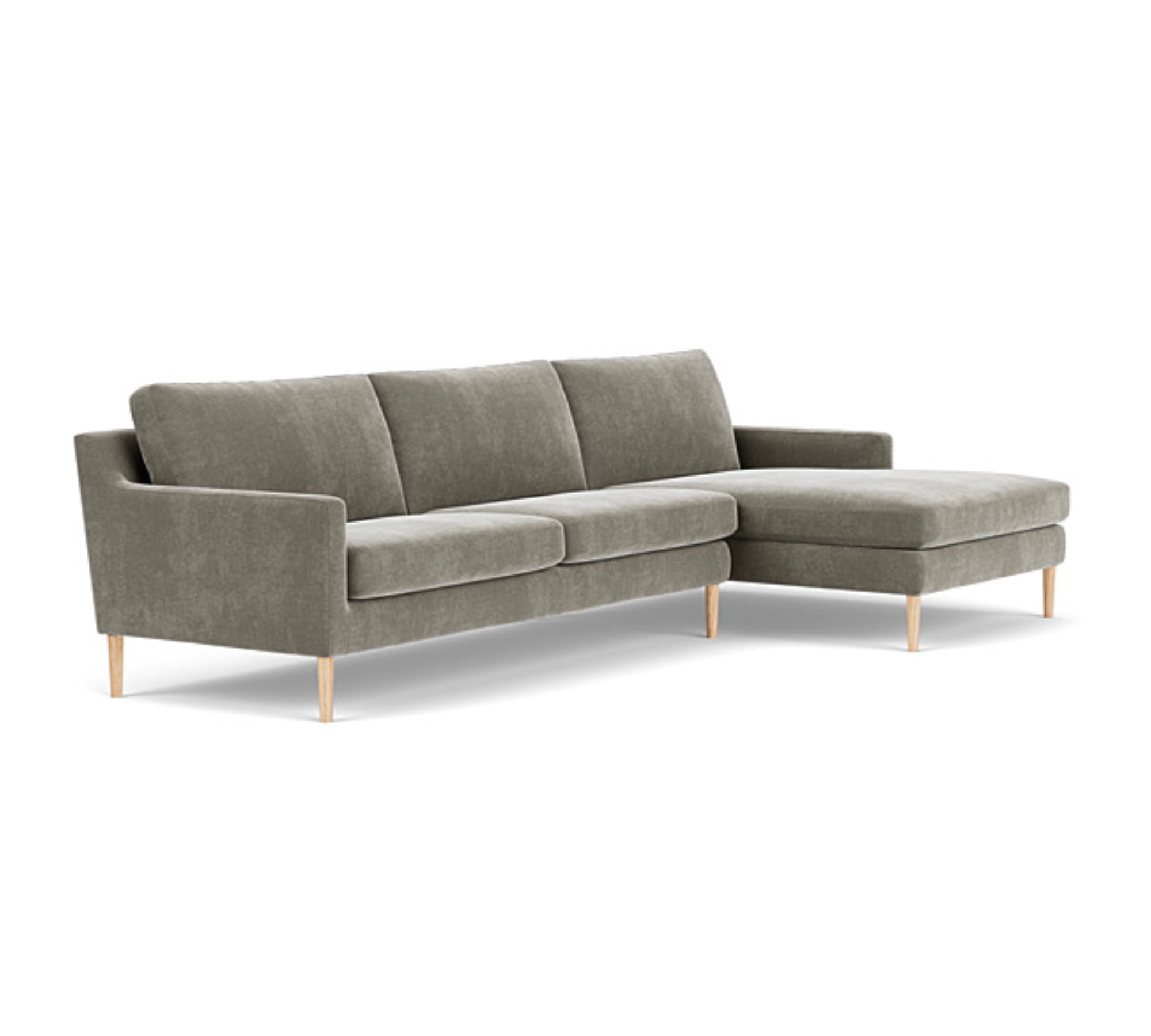 Astha Sofa Récamiere Rechts Planet Grey Green