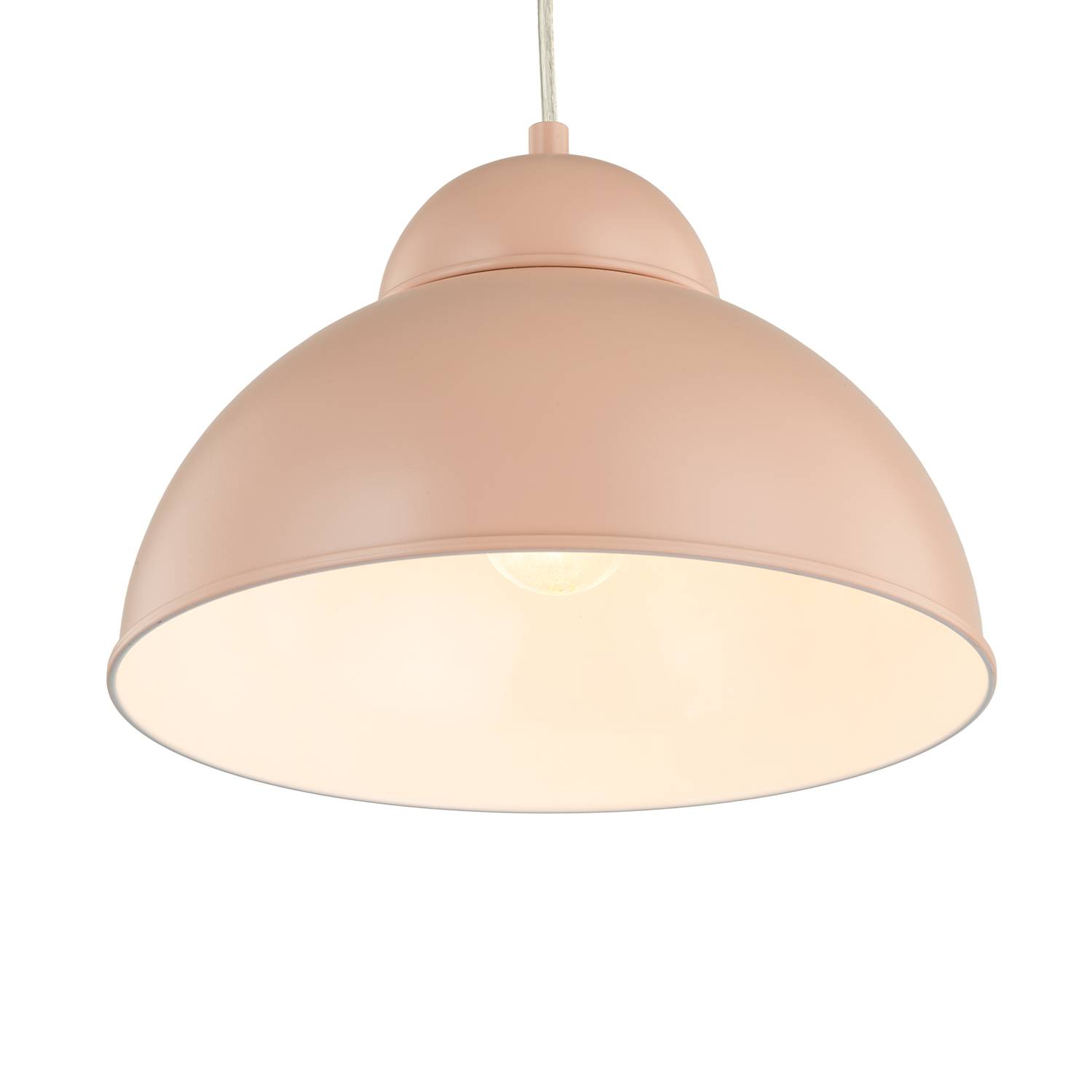 Pendelleuchte Anda Eisen Rosa