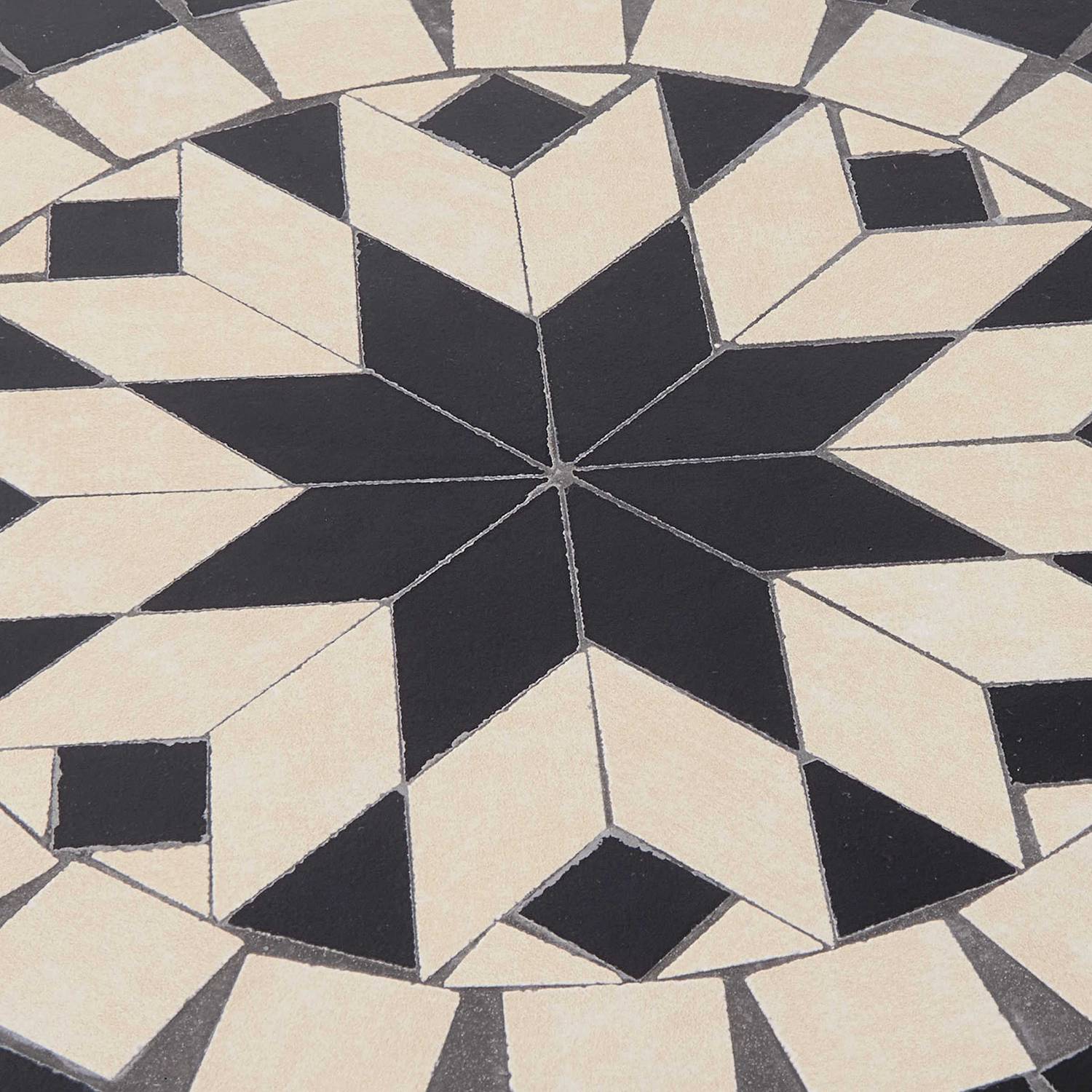 PALAZZO Beistelltisch Eisen Keramik Beige