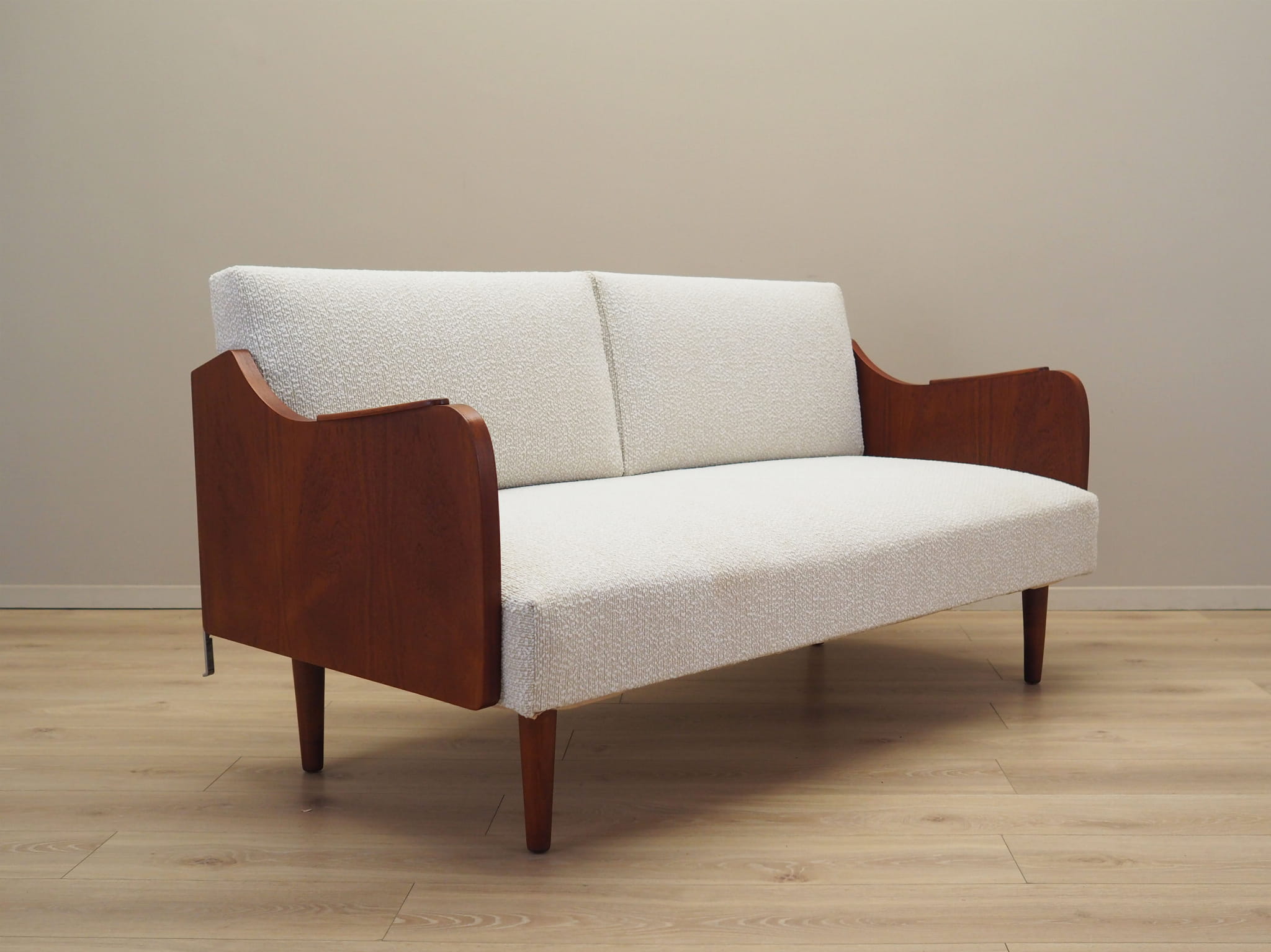 2-Sitzer Sofa Beige 1970er Jahre