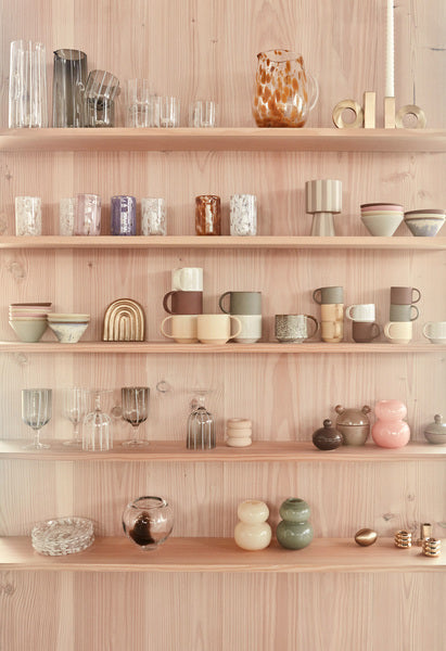 Jali Dessert Plate Glass Transparent