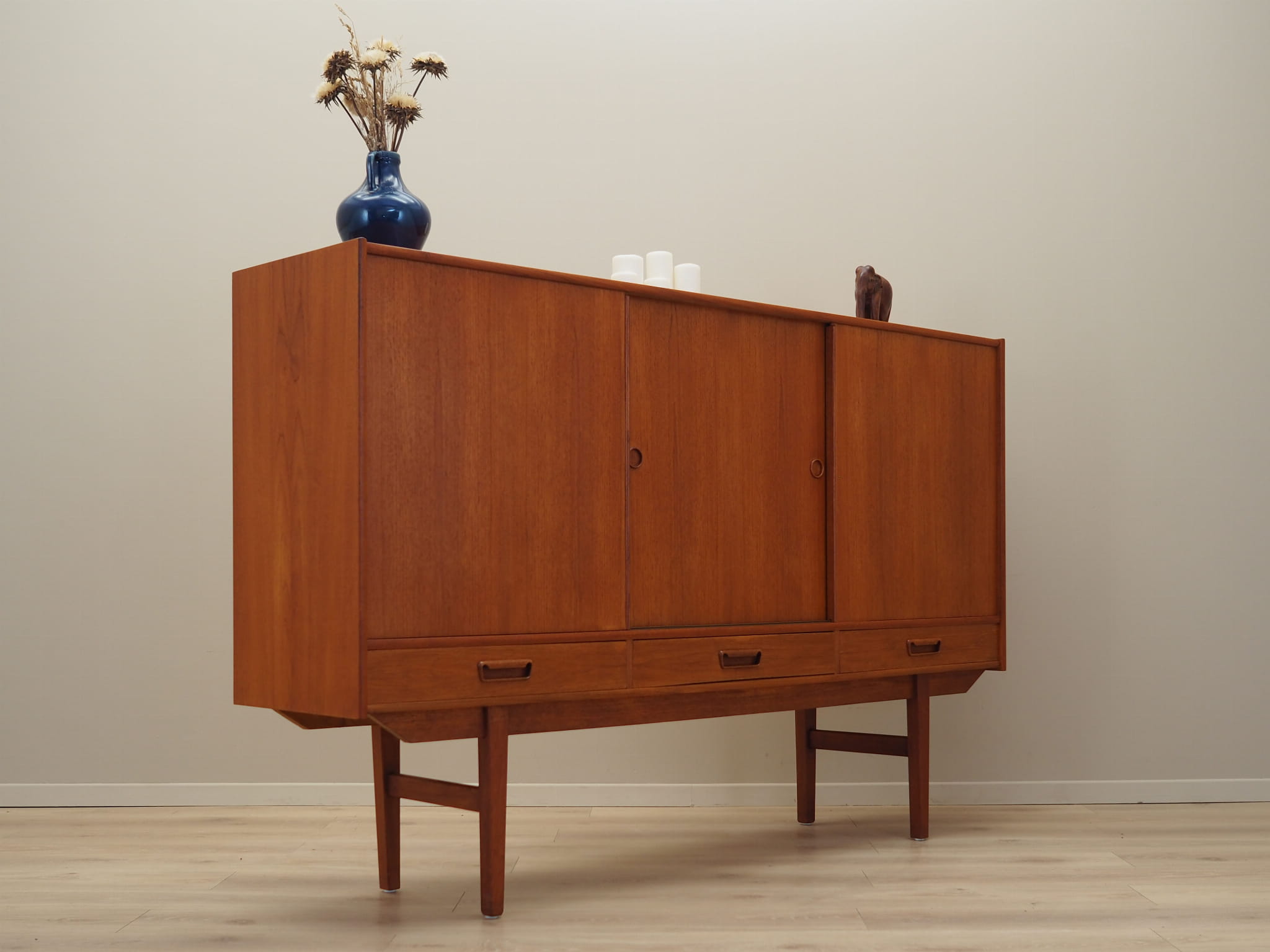 Vintage Sideboard Teak Brown 1960s