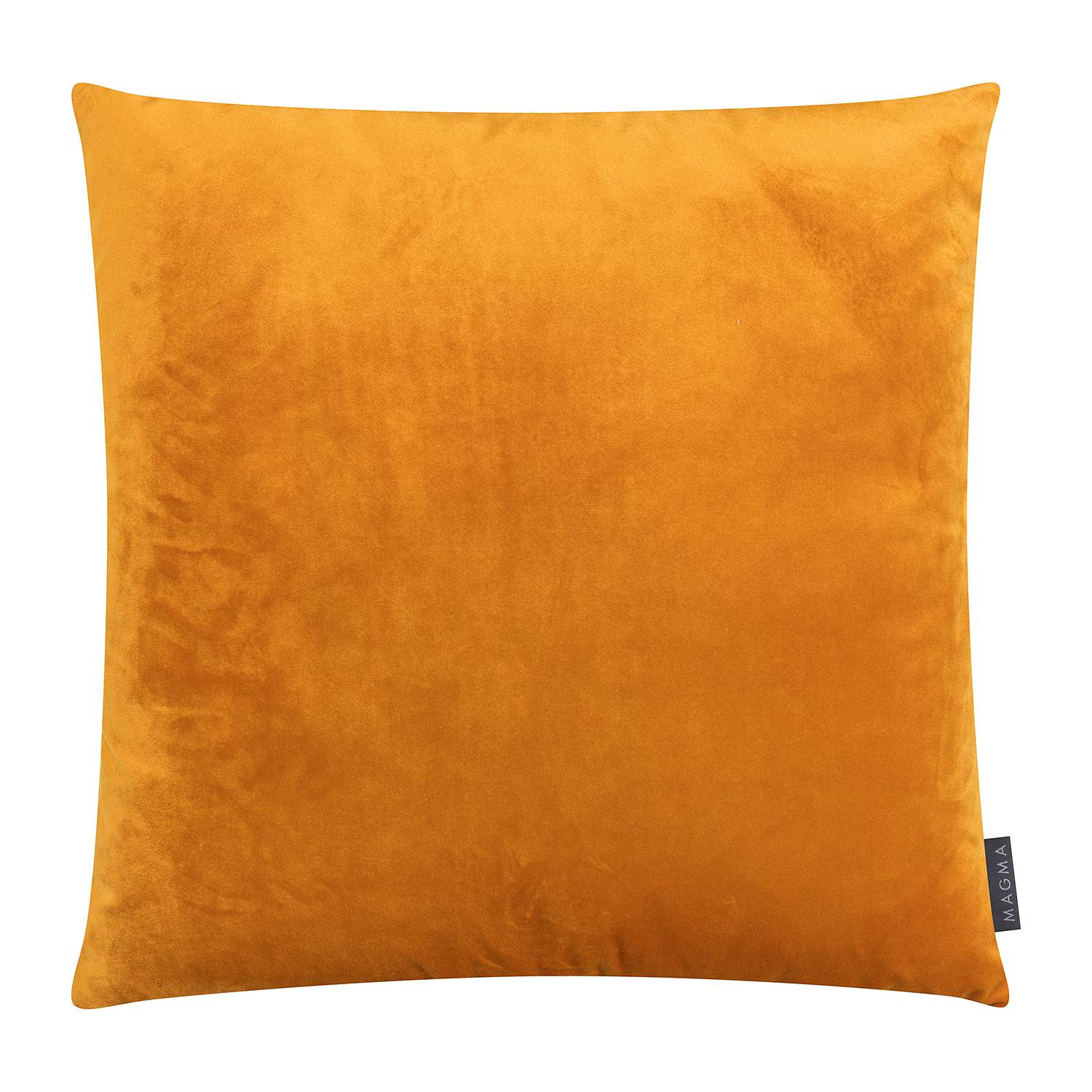 Tomerong Velvet Decorative Pillows Saffron Yellow