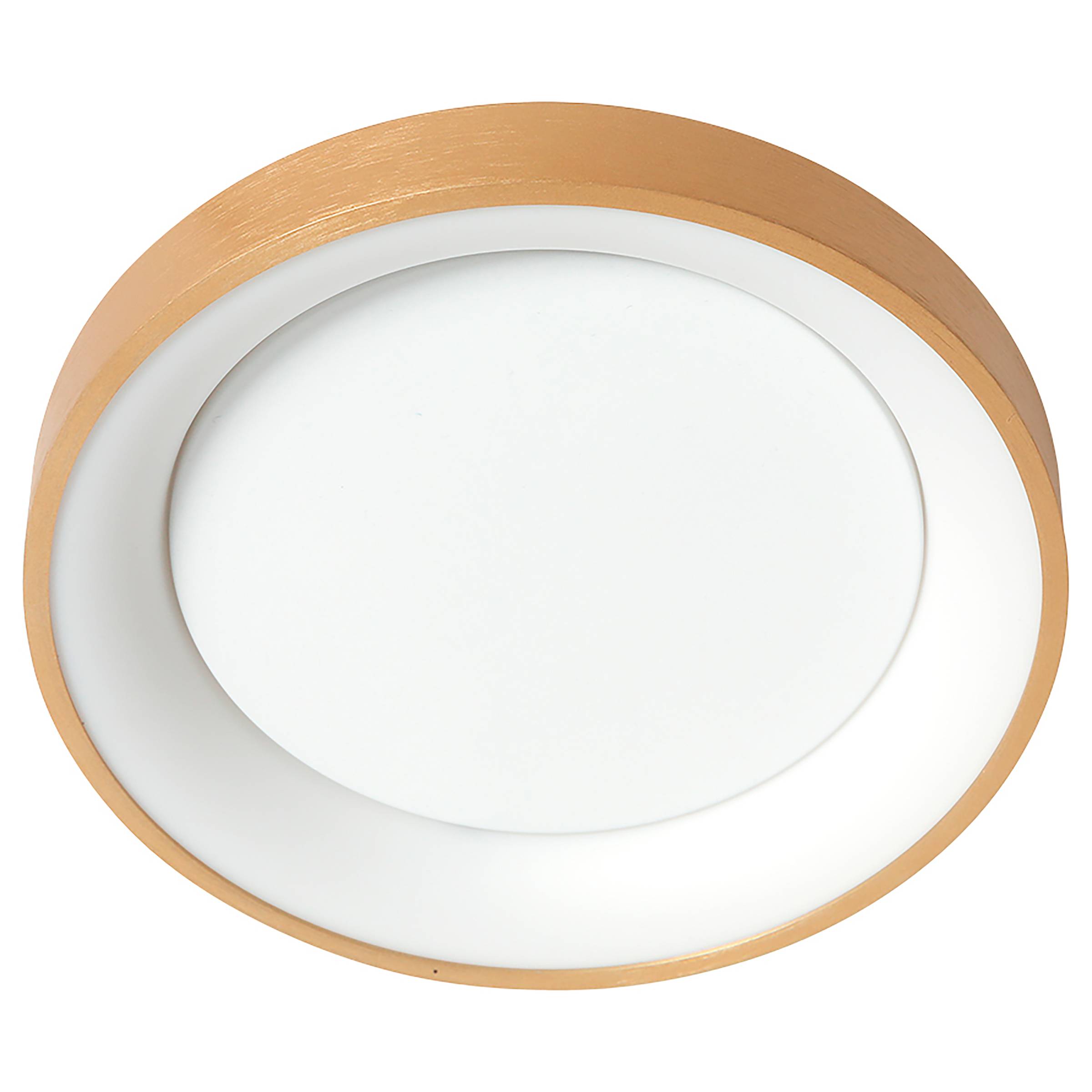 Ringlede Deckenleuchte Gold 28cm