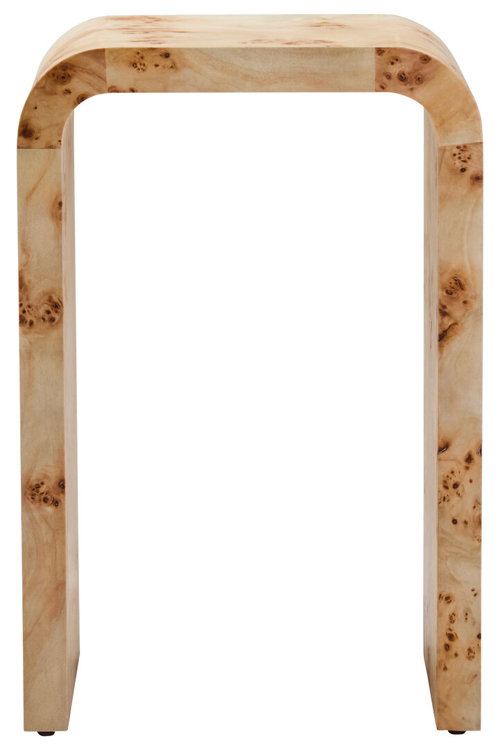 Mota Burl Wood Runder Beistelltisch