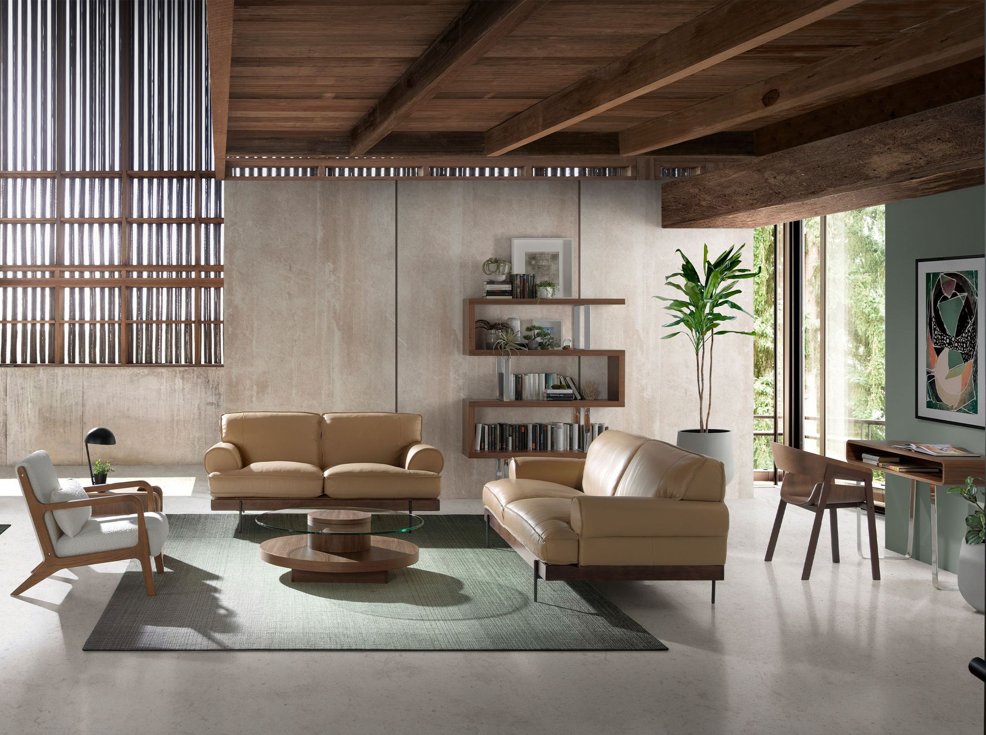 3079 Walnut veneer Steel