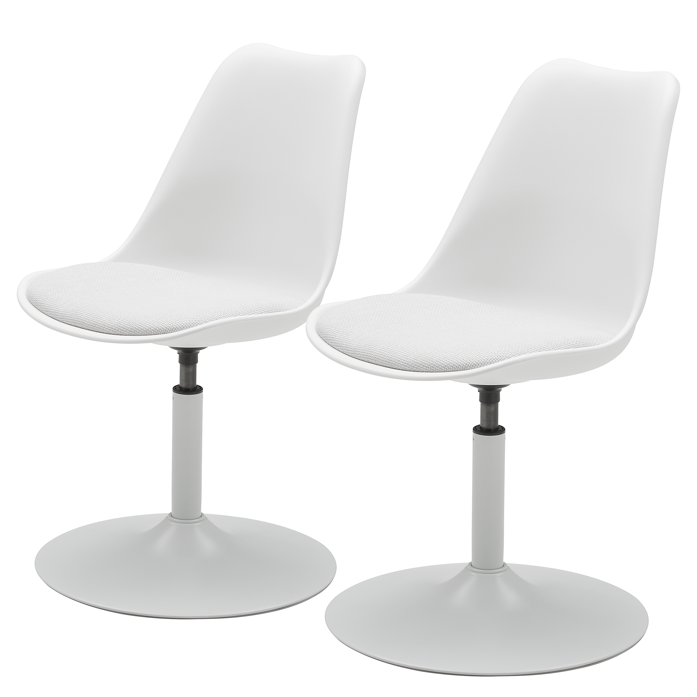 Esszimmerstuhl TILBA 2er Set Weiß 