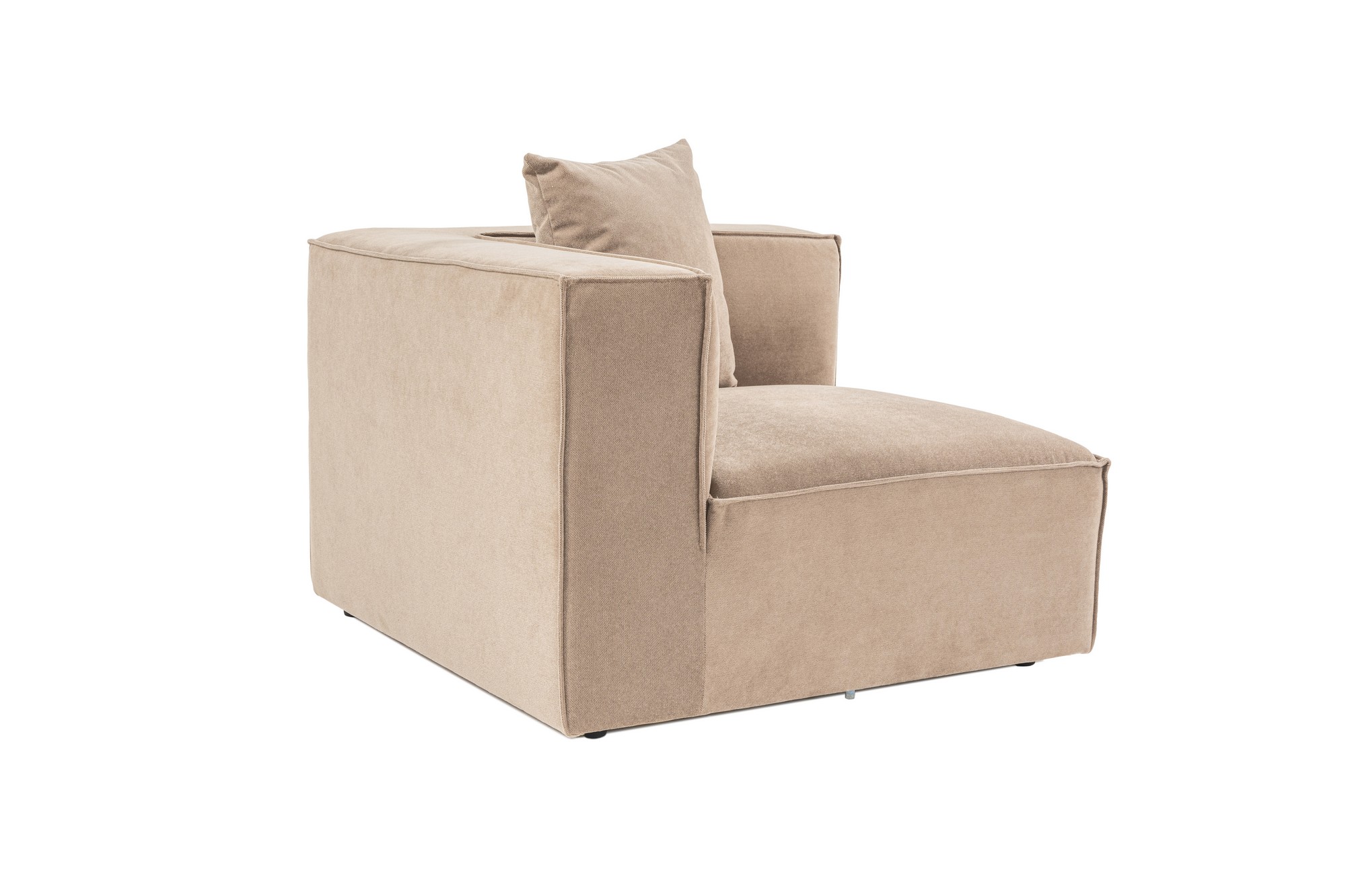 Modulsofa Links 1-Sitzer Cappuccino