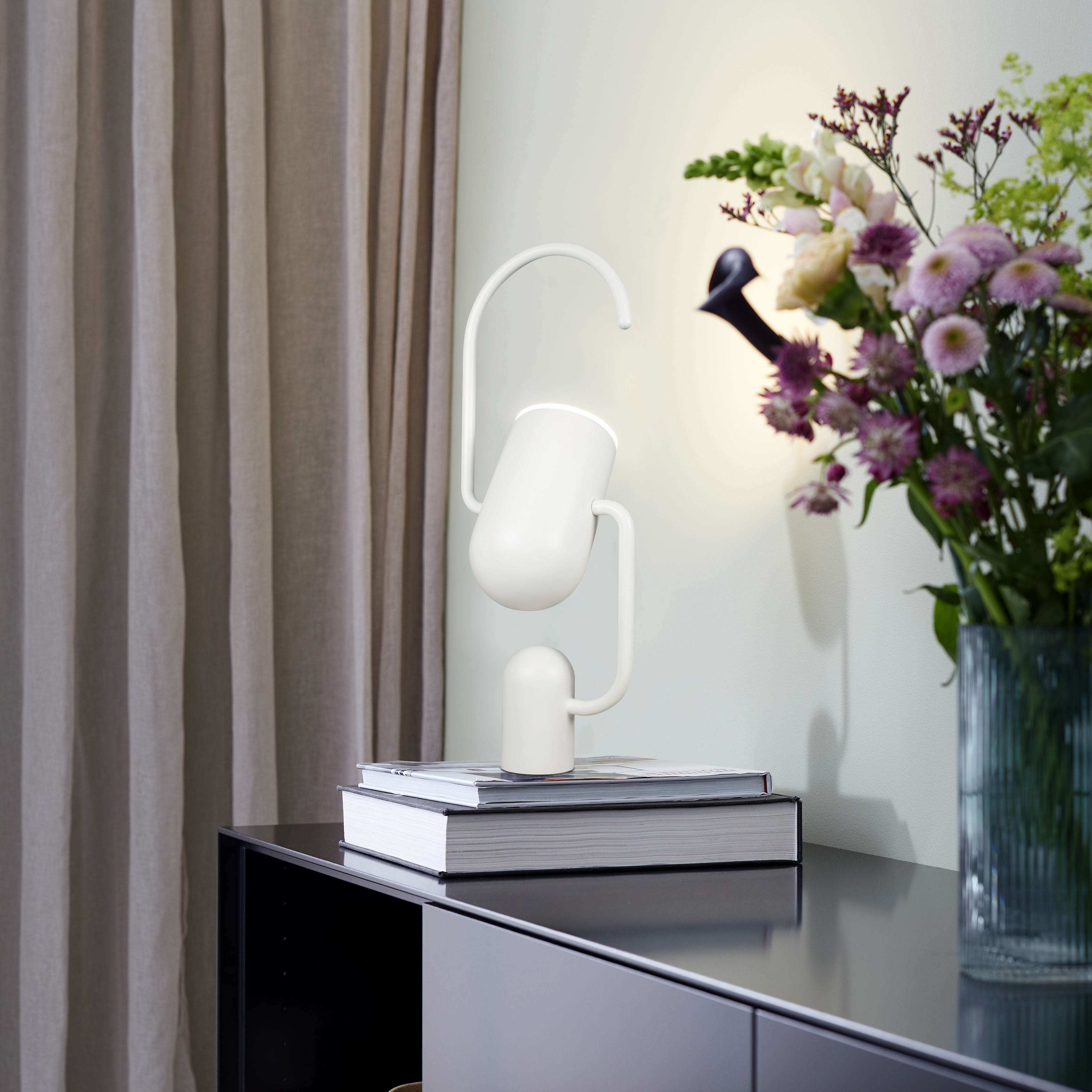 Grab Leuchte Tragbar mit Mini-USB-Anschluss Weiß