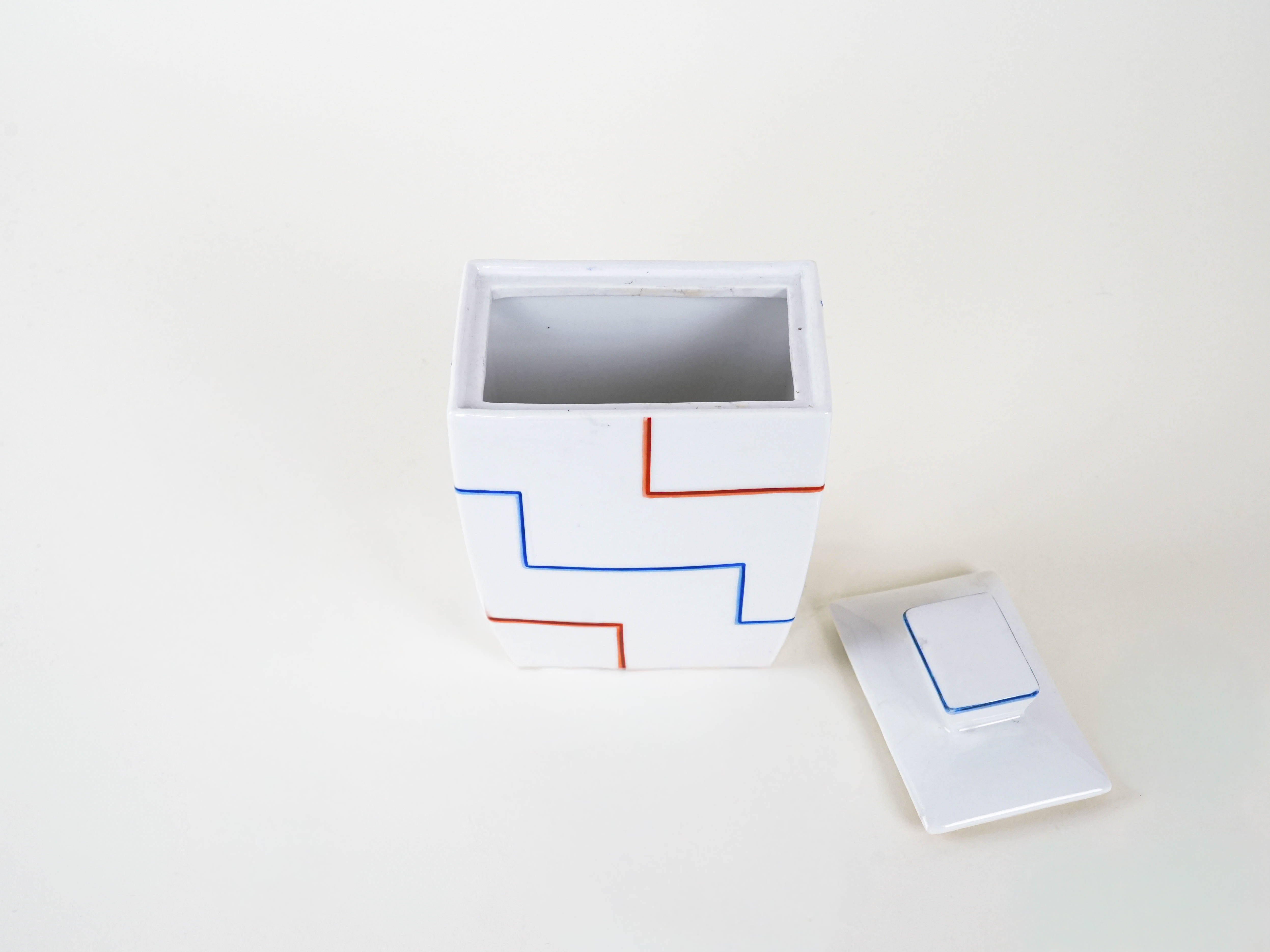 Ceramic vase White 1960s