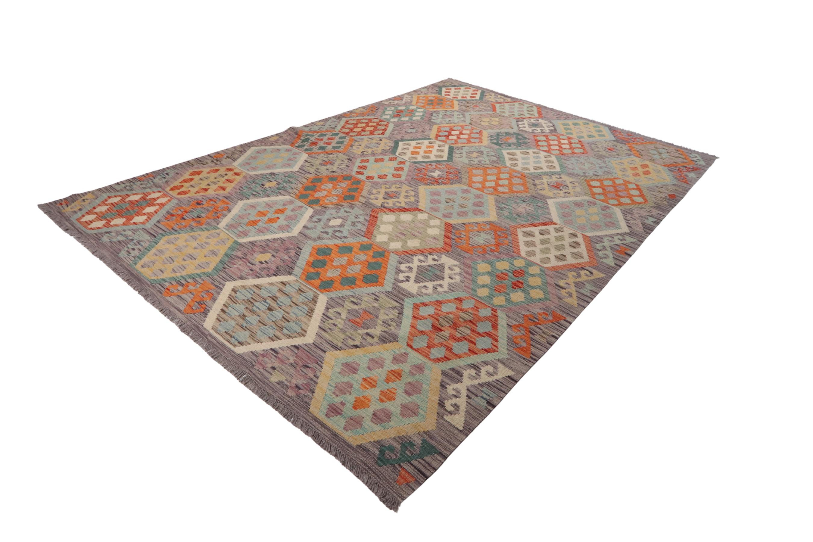 Kilim Iman Wool Multicolor