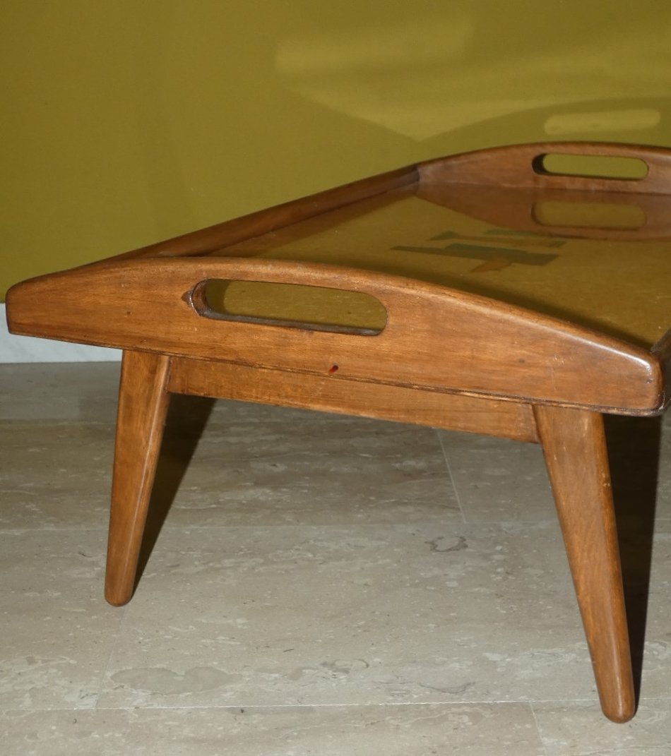 Couchtischtablett Art-déco Holz 1930er Jahre