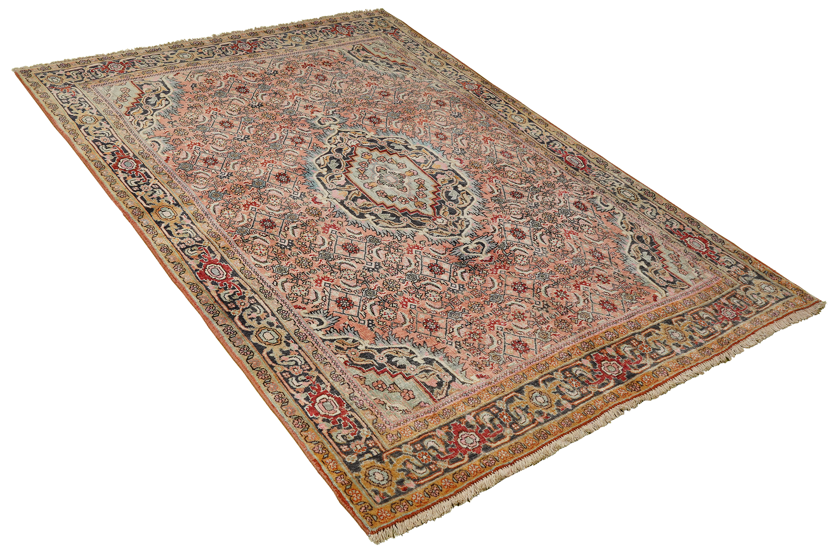 Heritage Teppich Wolle Braun