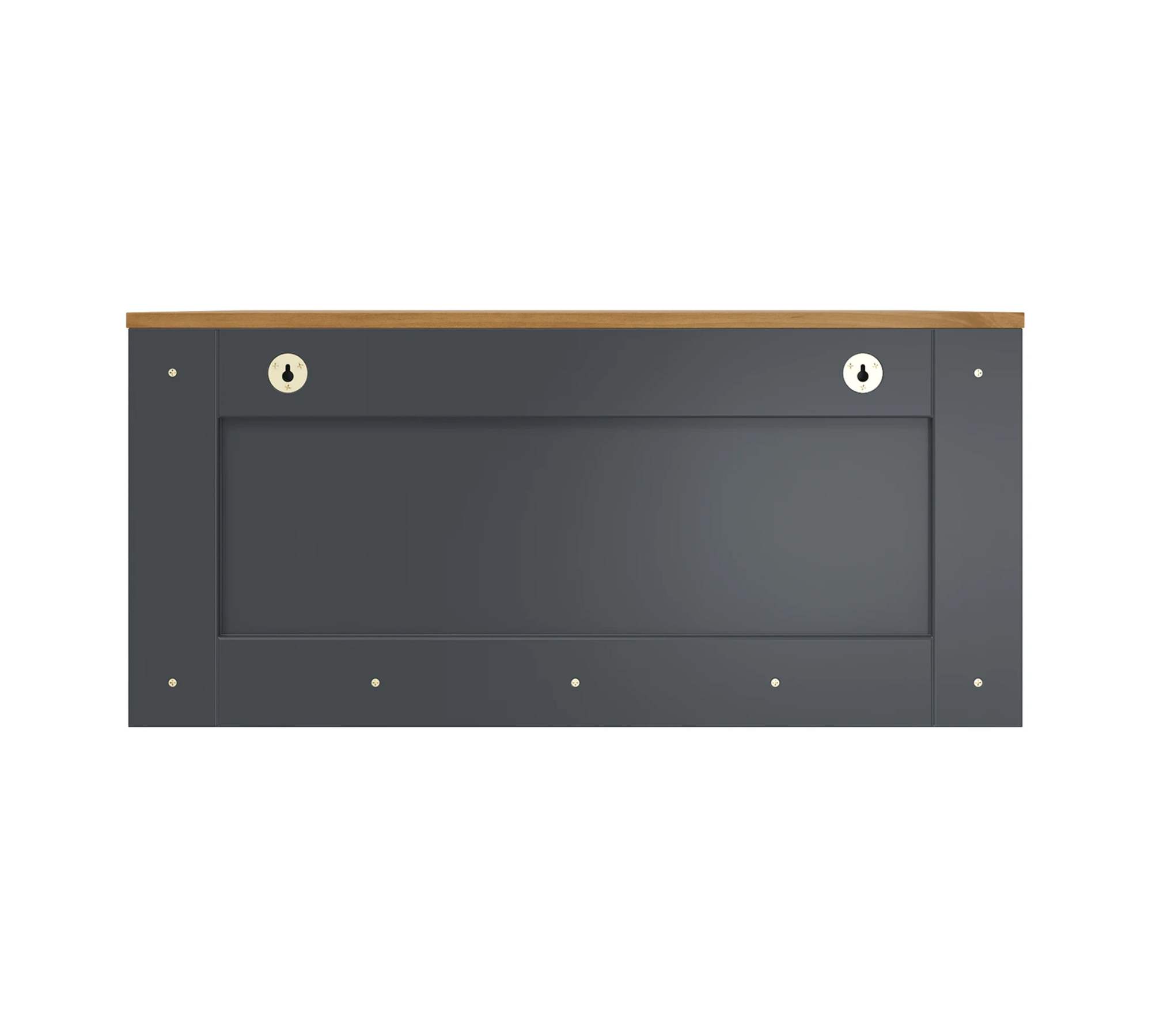 Wandgarderobe Kiefer Massiv Anthrazit