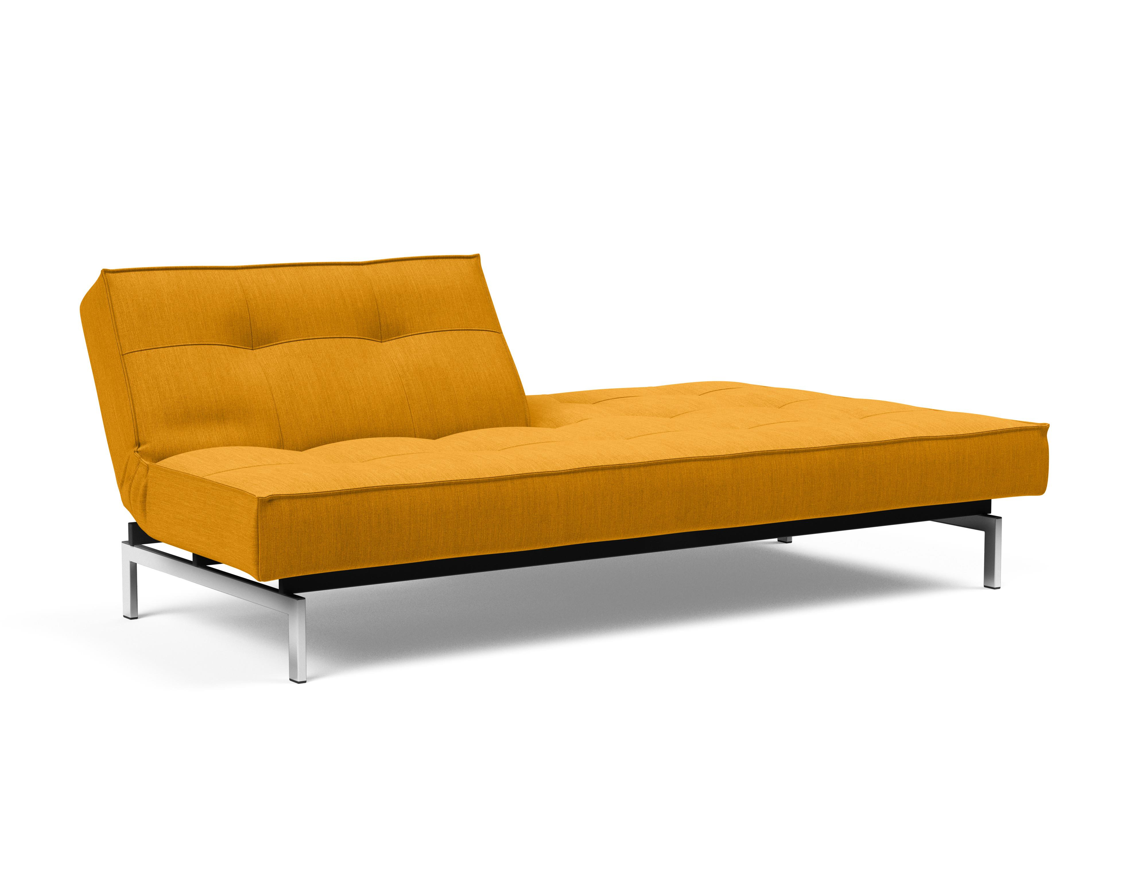 Splitback Schlafsofa Gelb