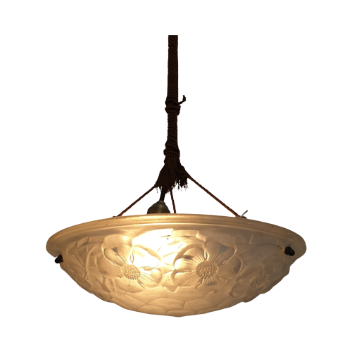 Vintage pendant lamp glass transparent