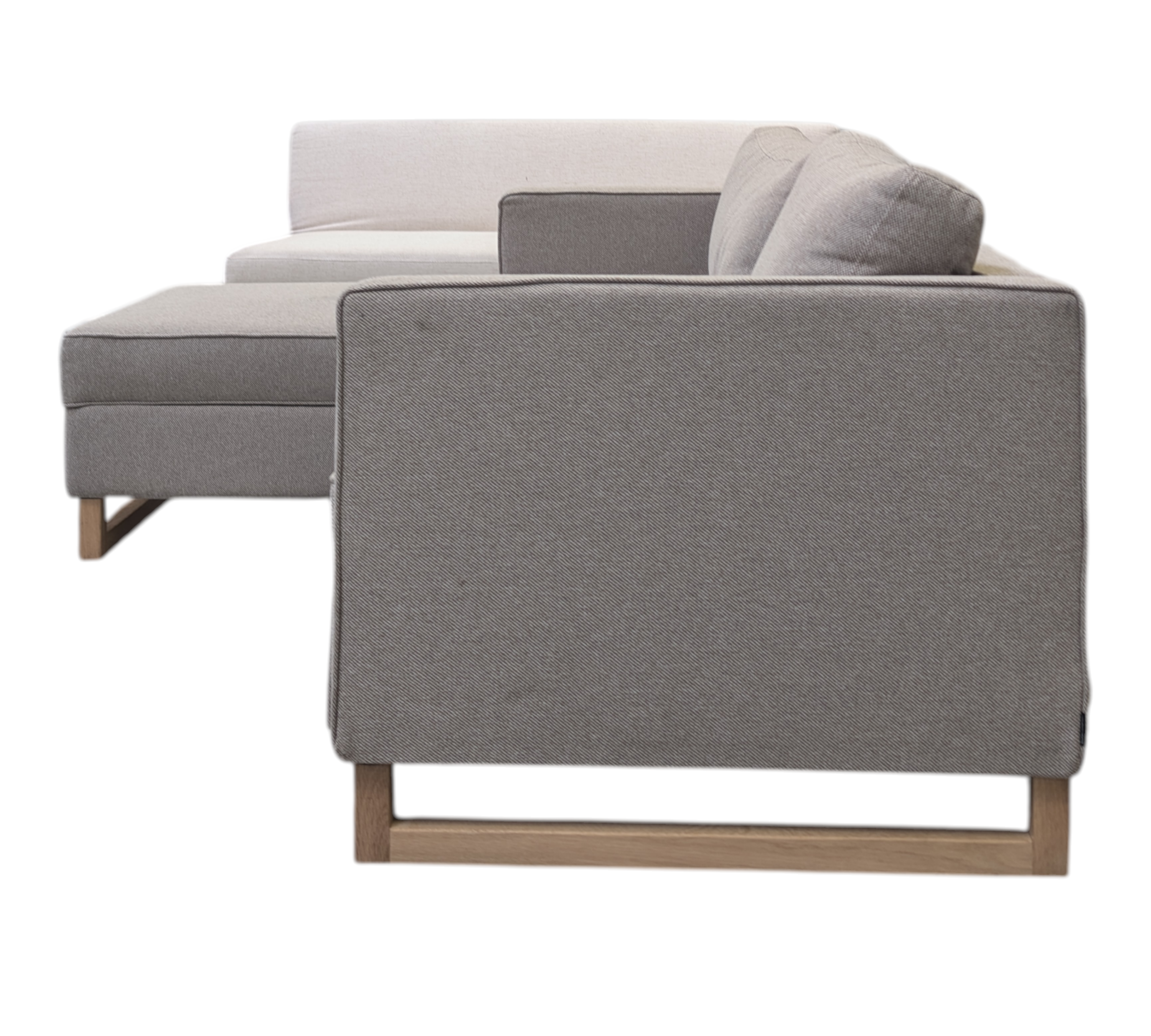 Madison Sleeper Sofa Chaise Lounge Left Agnes Brown