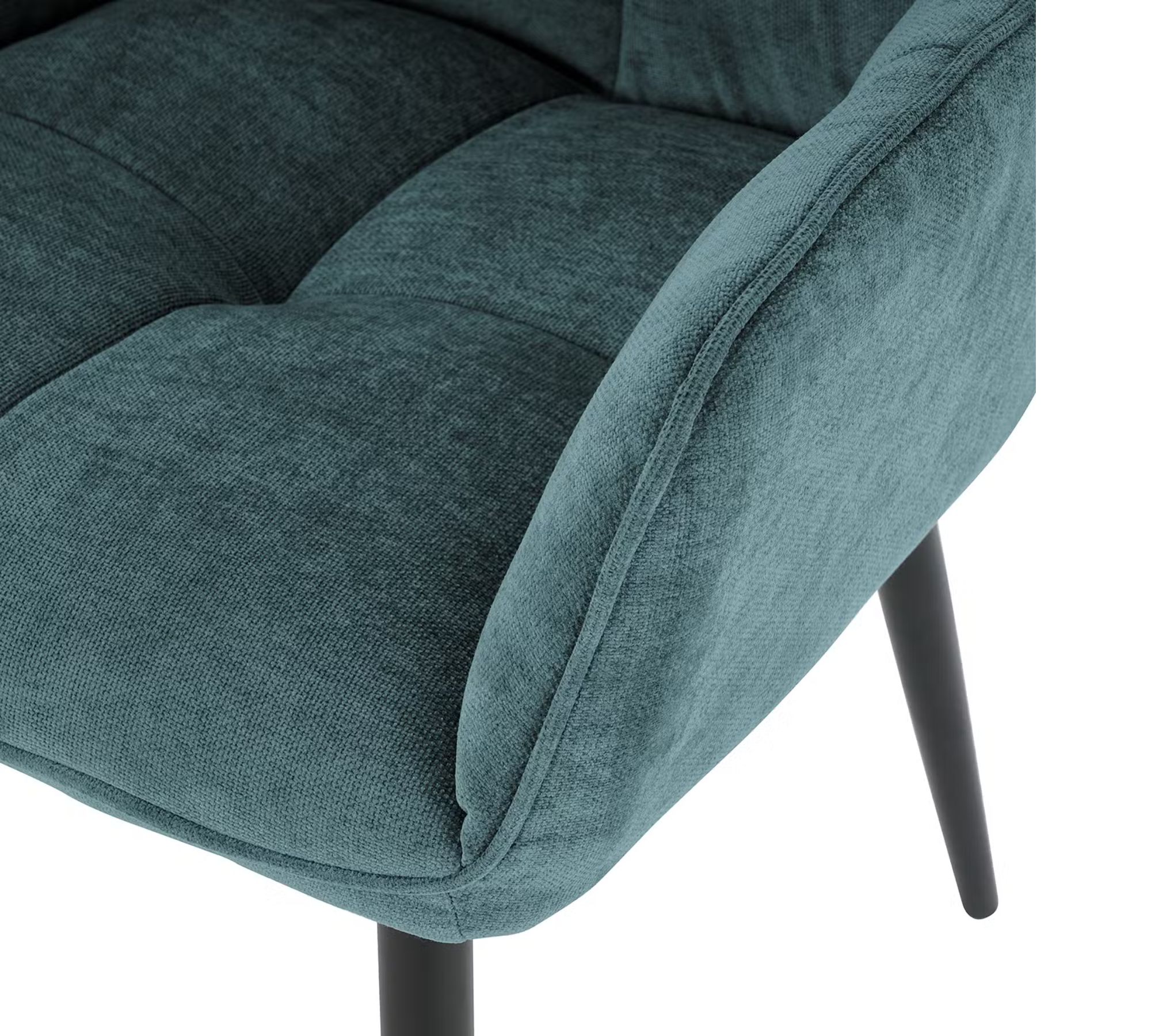 Armchair 2-piece set Fabric Navy Blue