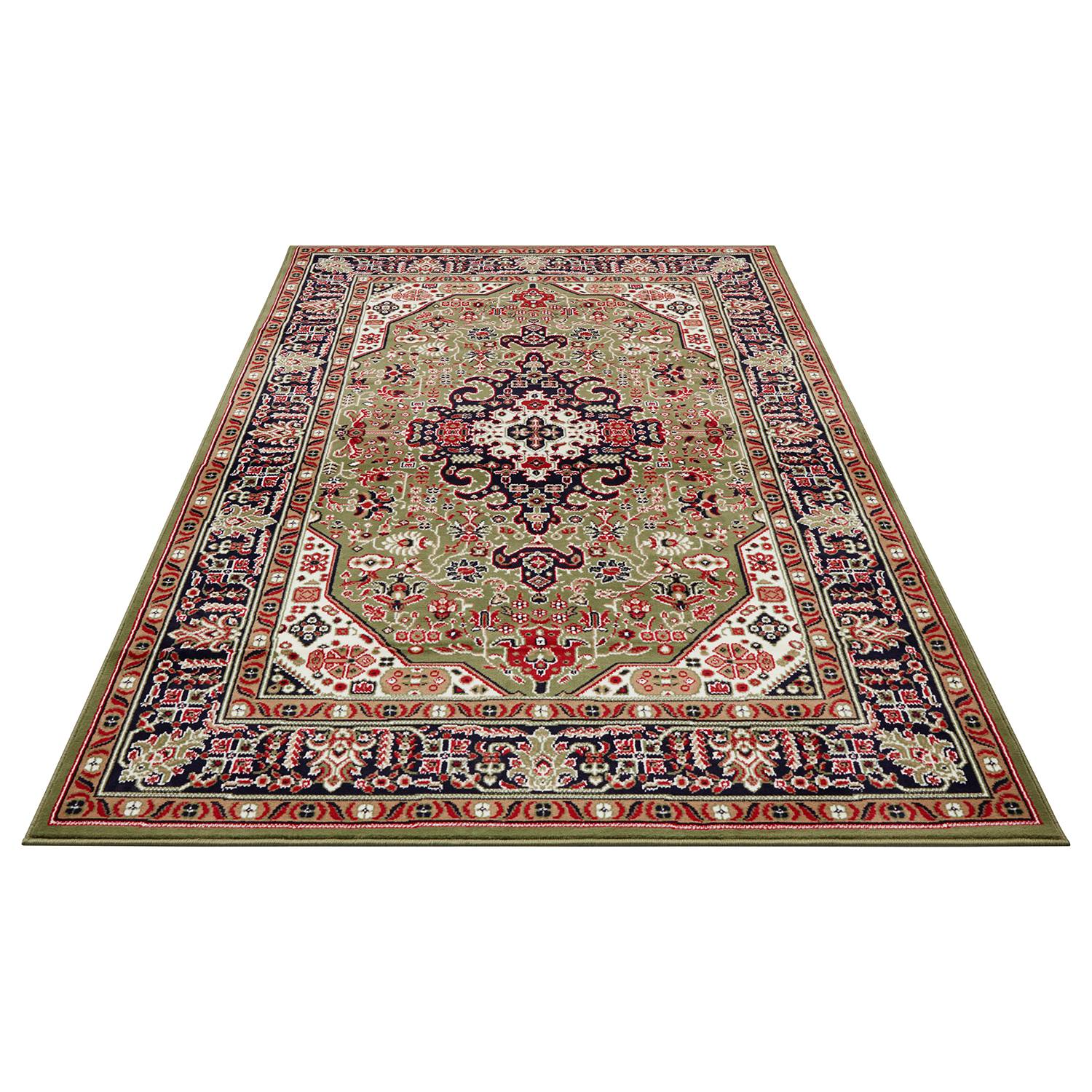 Kurzflorteppich Skazar Isfahan Grün 200 x 290 cm