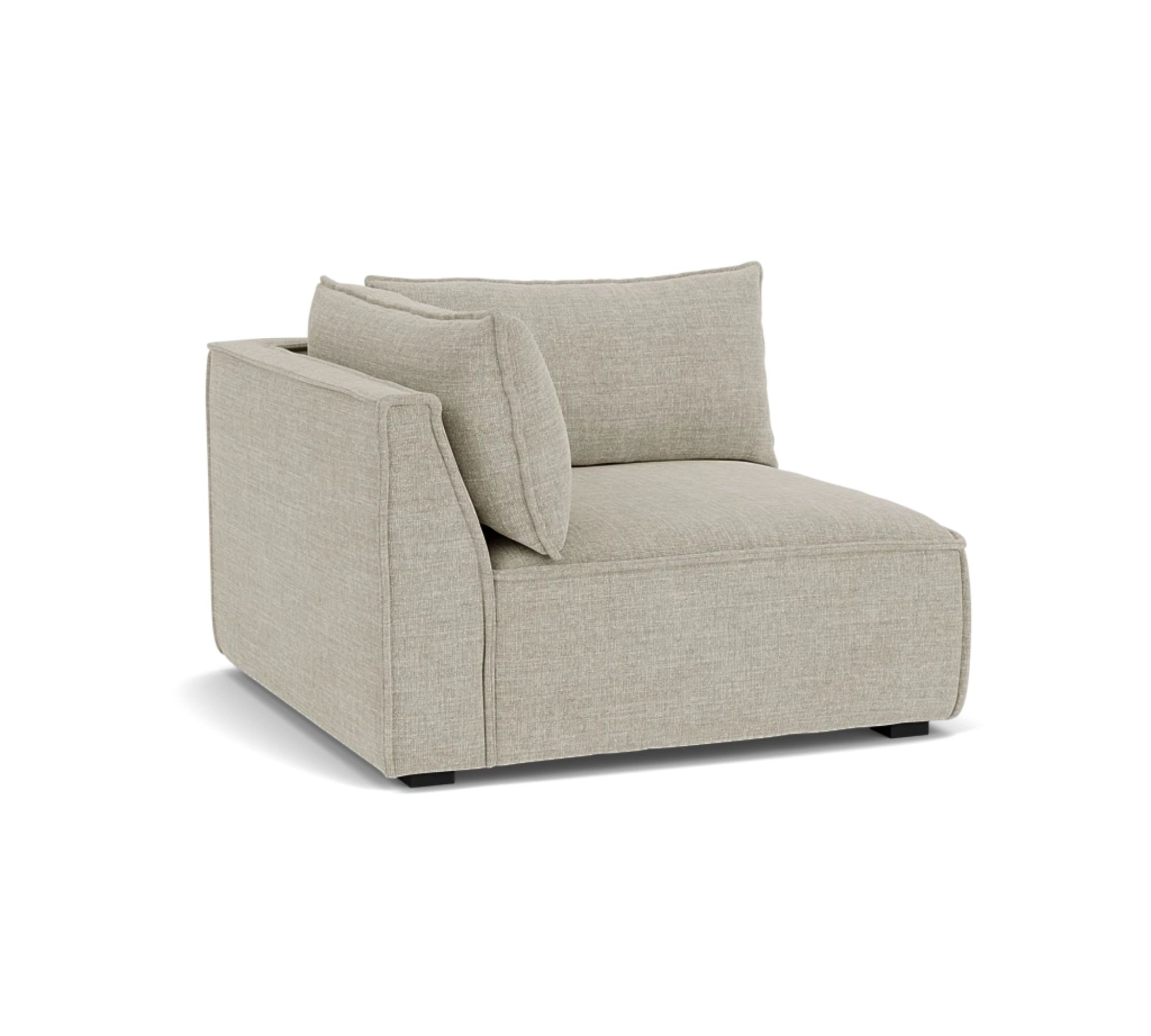 Daphne 1-seater corner module Right Vega Sand Dune