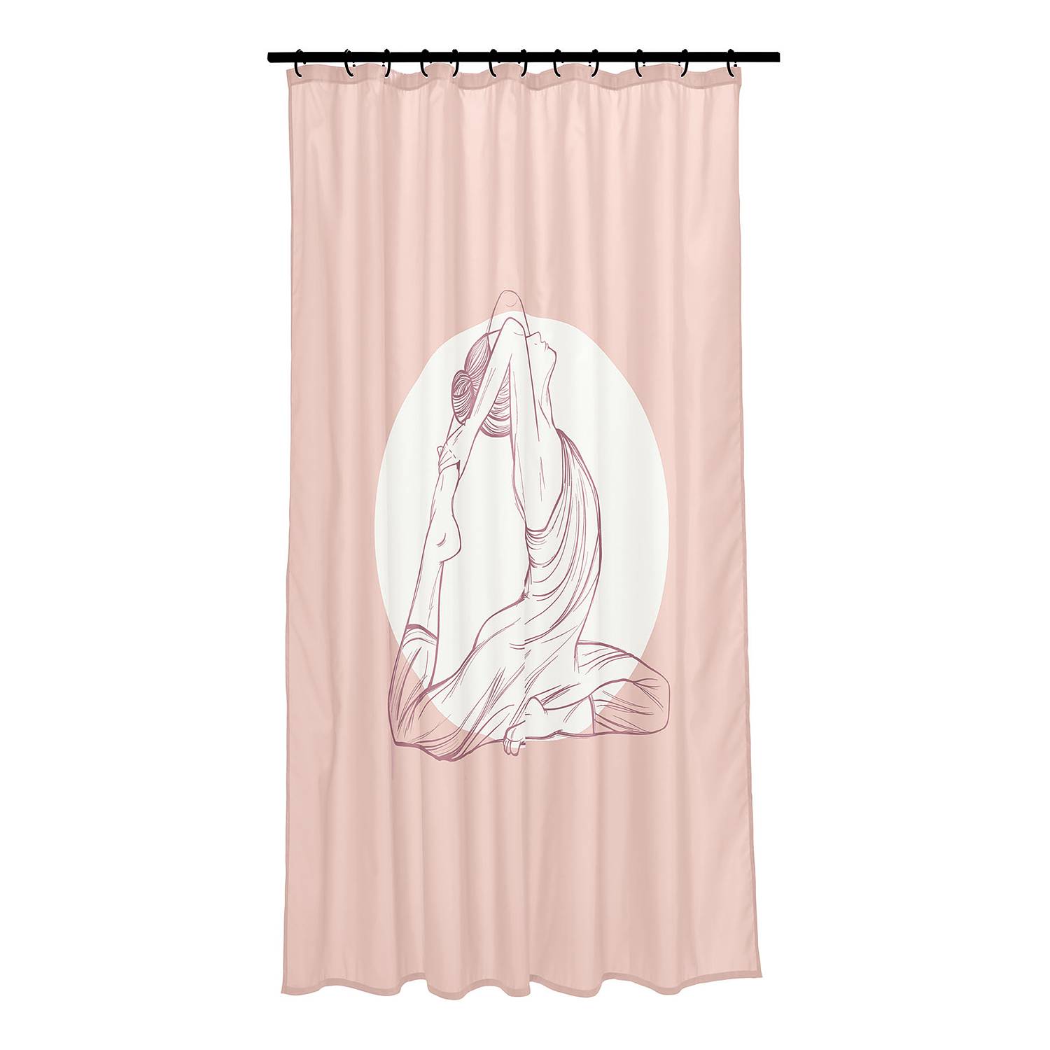 Duschvorhang Indra Polyester Beere