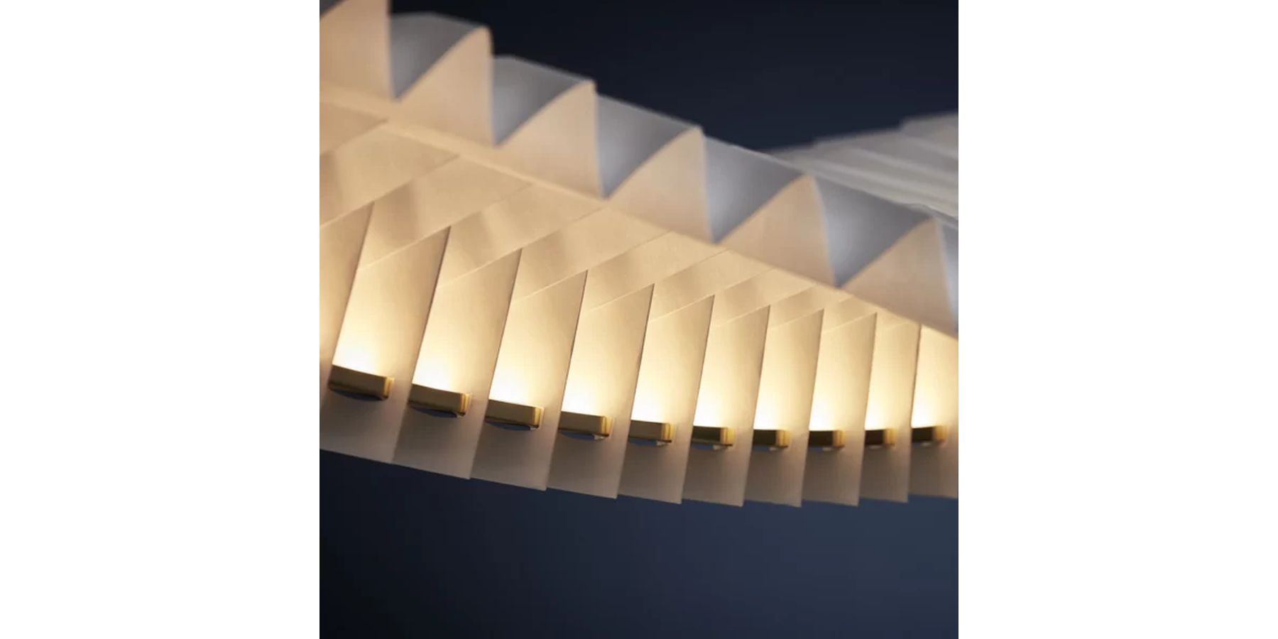 Sora Origami Pendelleuchte Weiß