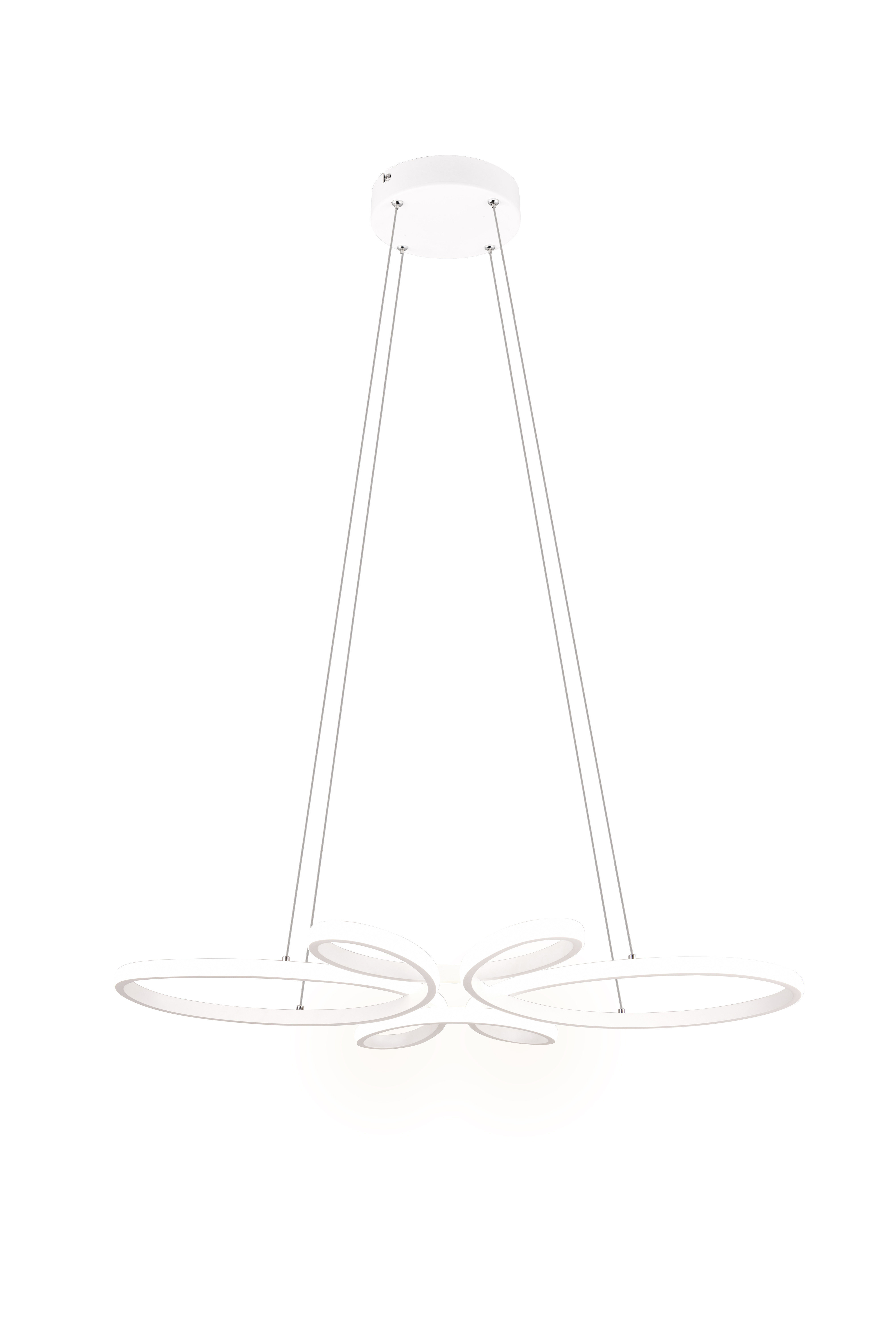 Fly Pendant Lamp Iron White