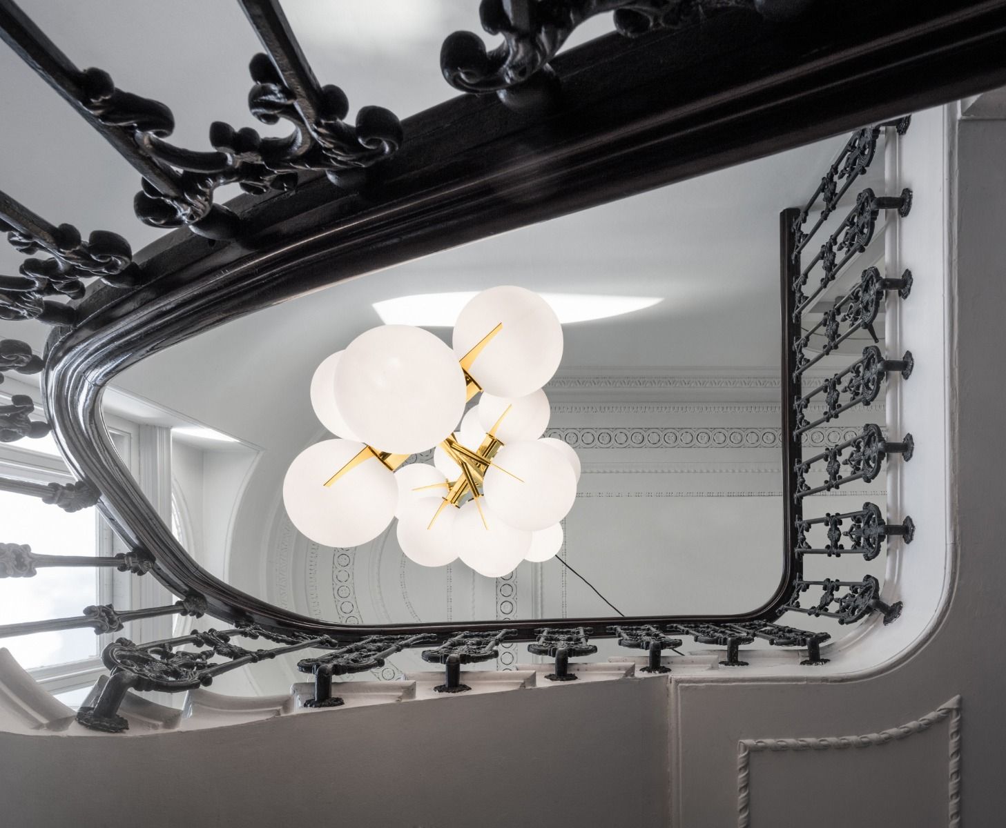 Plane Drop Pendant Lamp Gold