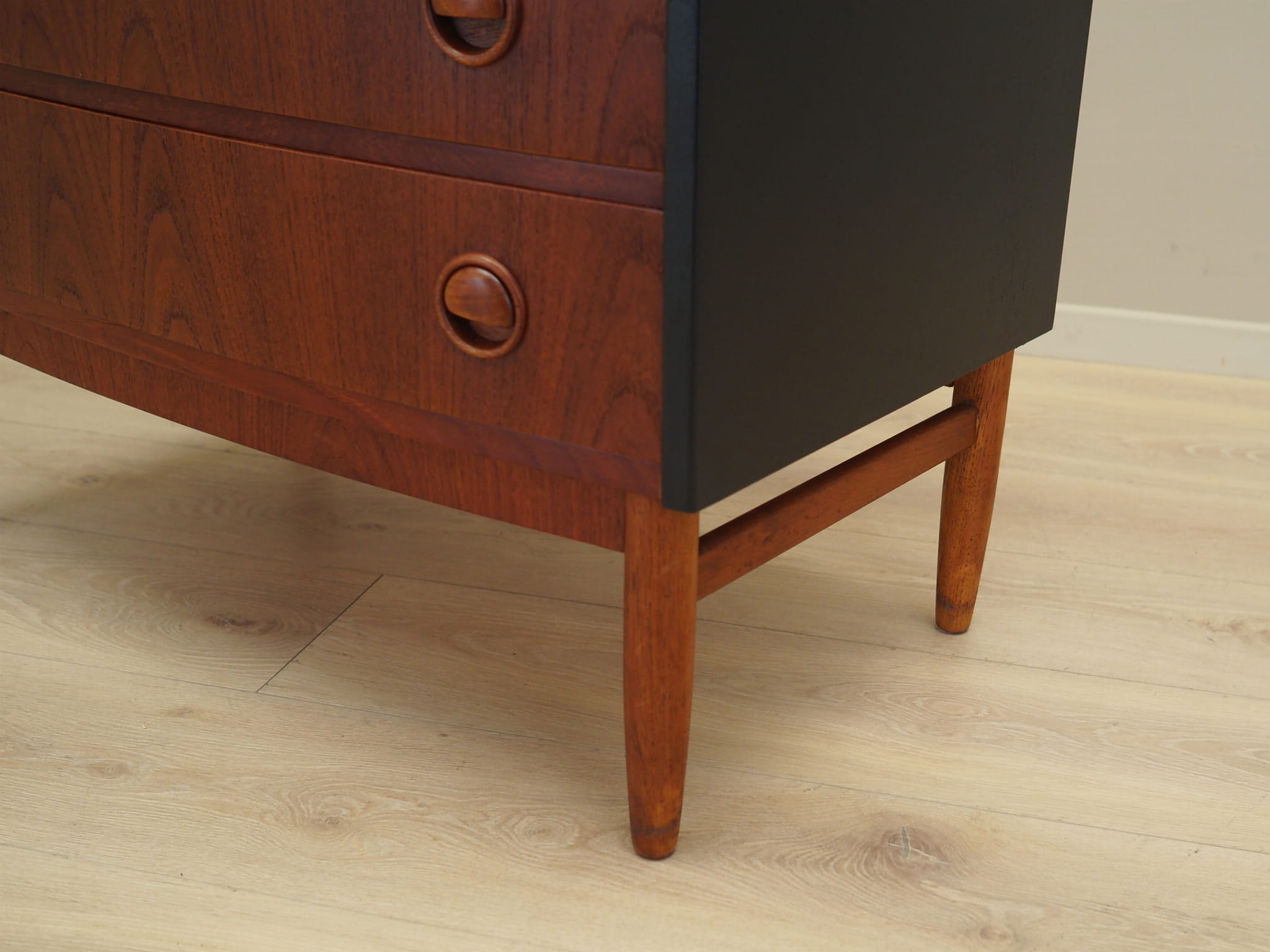 Vintage chest of drawers Teak wood Brown 1960s