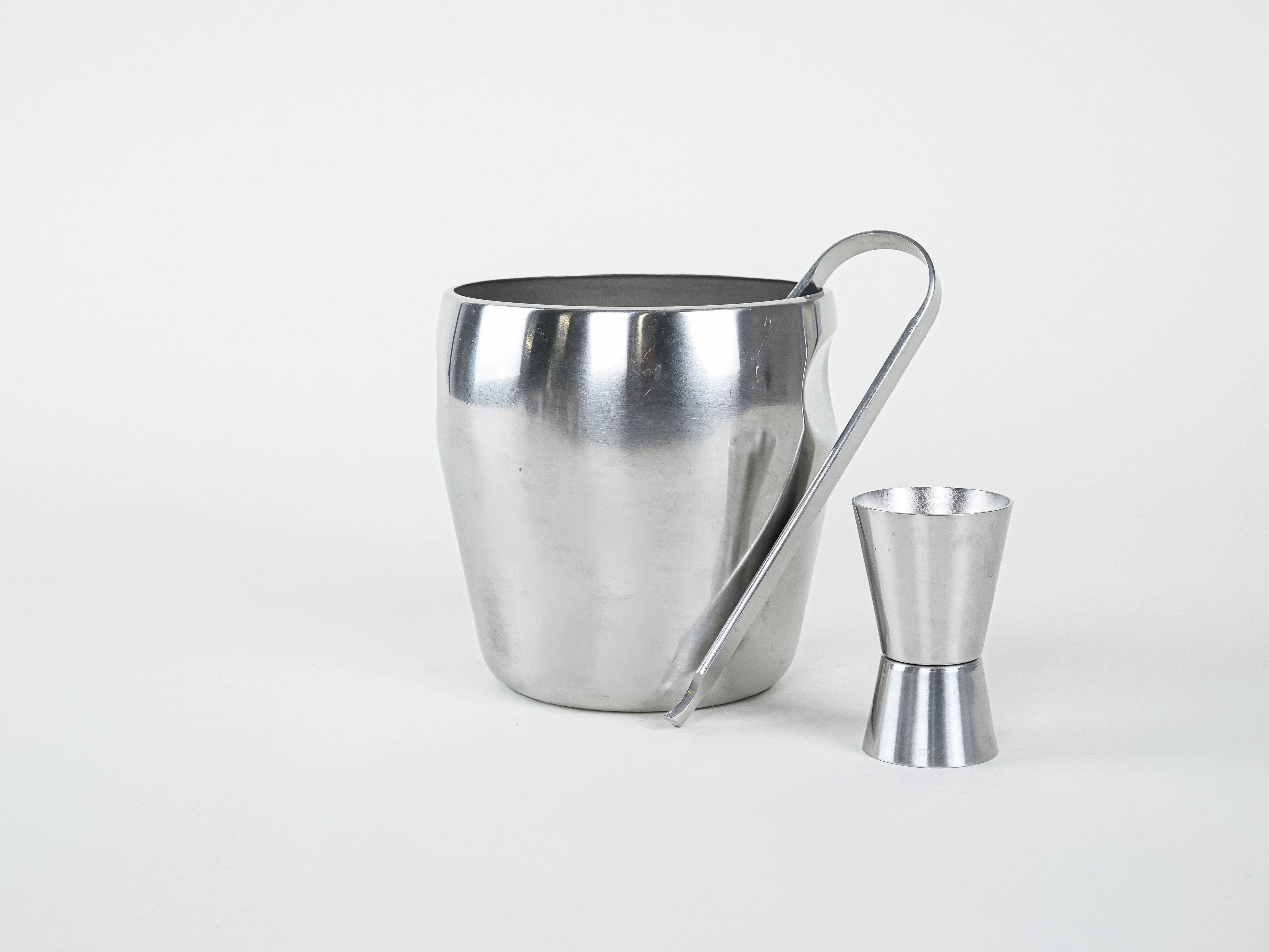 Eiskübel Metall Silber