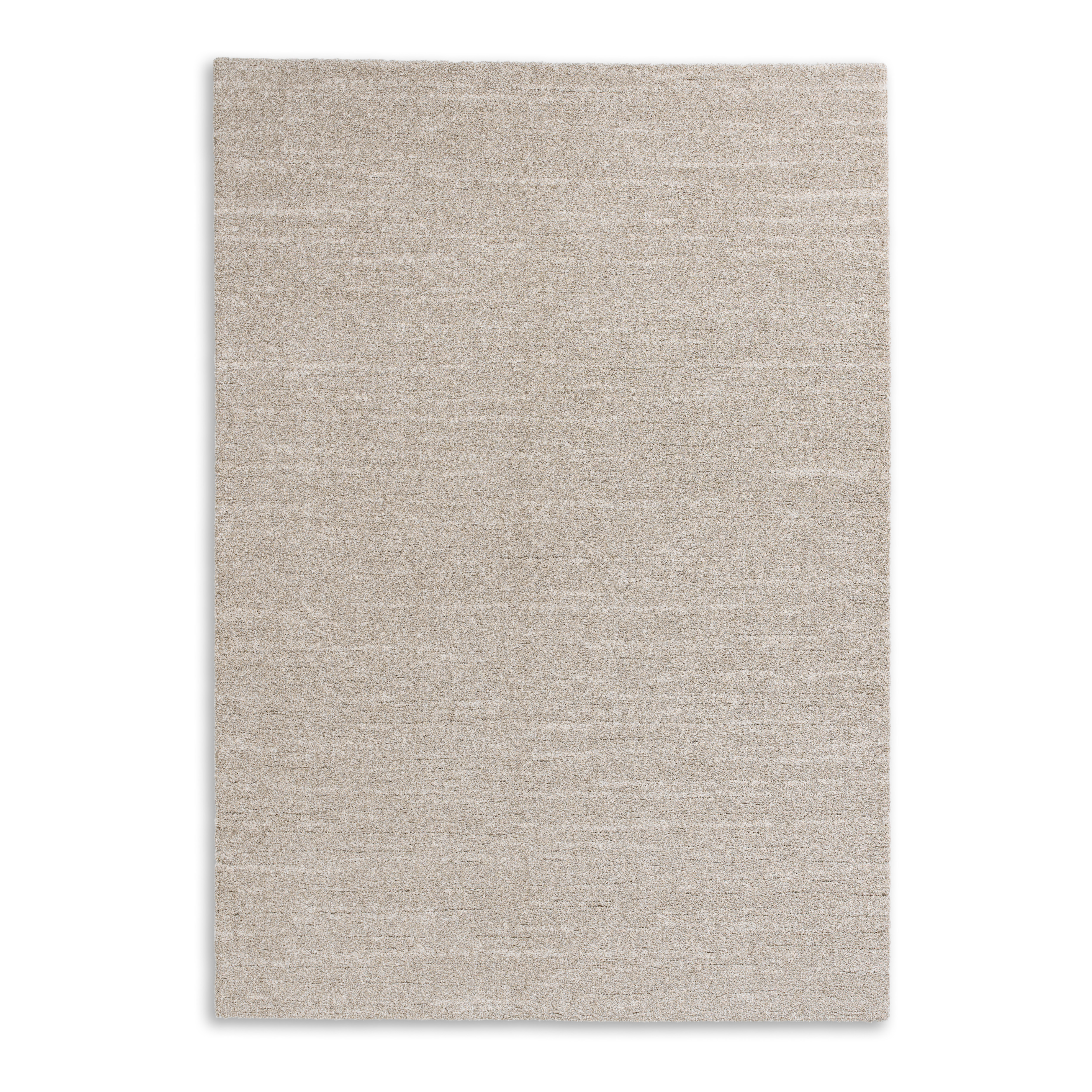 Amaze Uni Hochflorteppich Polyester Sand 140x200cm