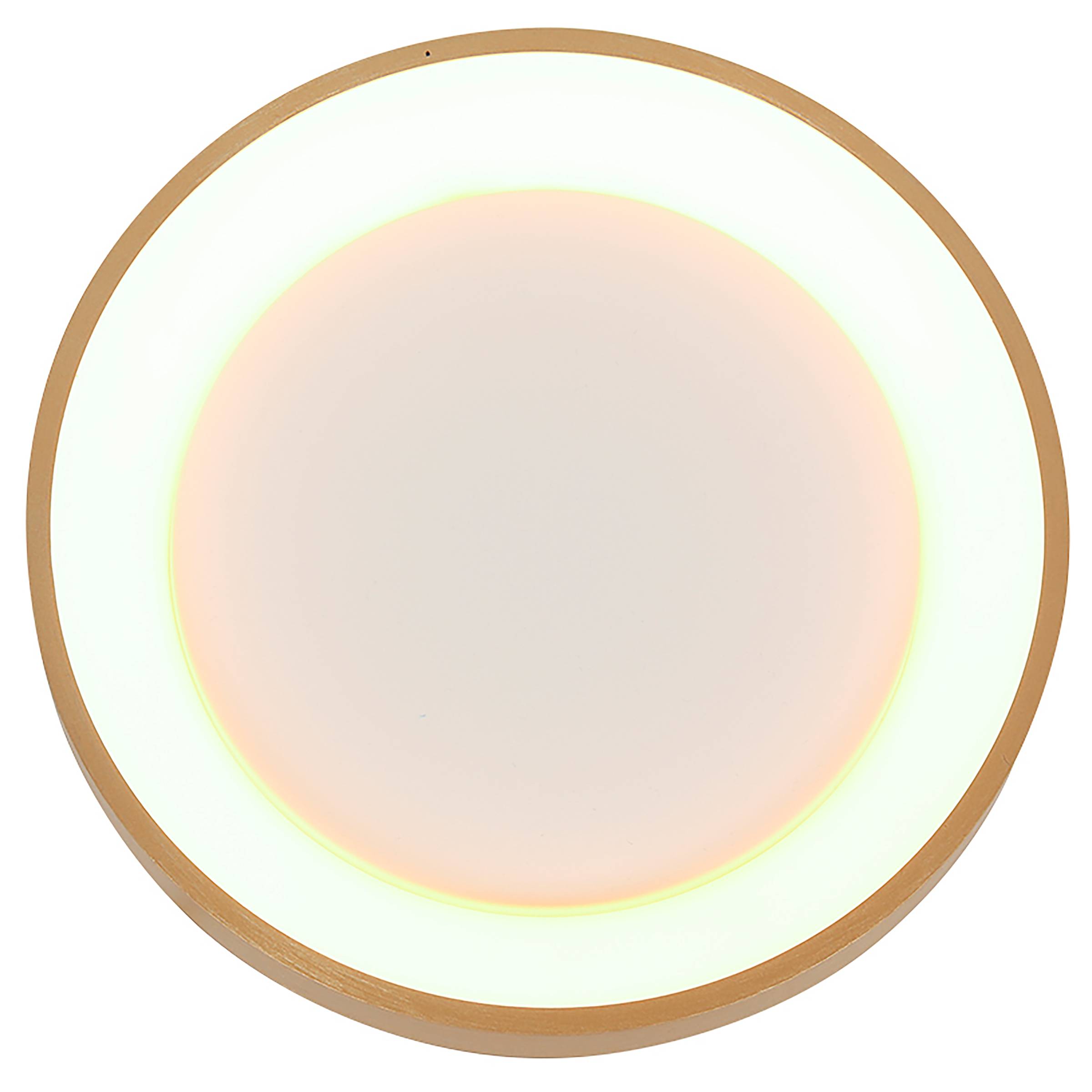 Ringlede Deckenleuchte Gold 28cm